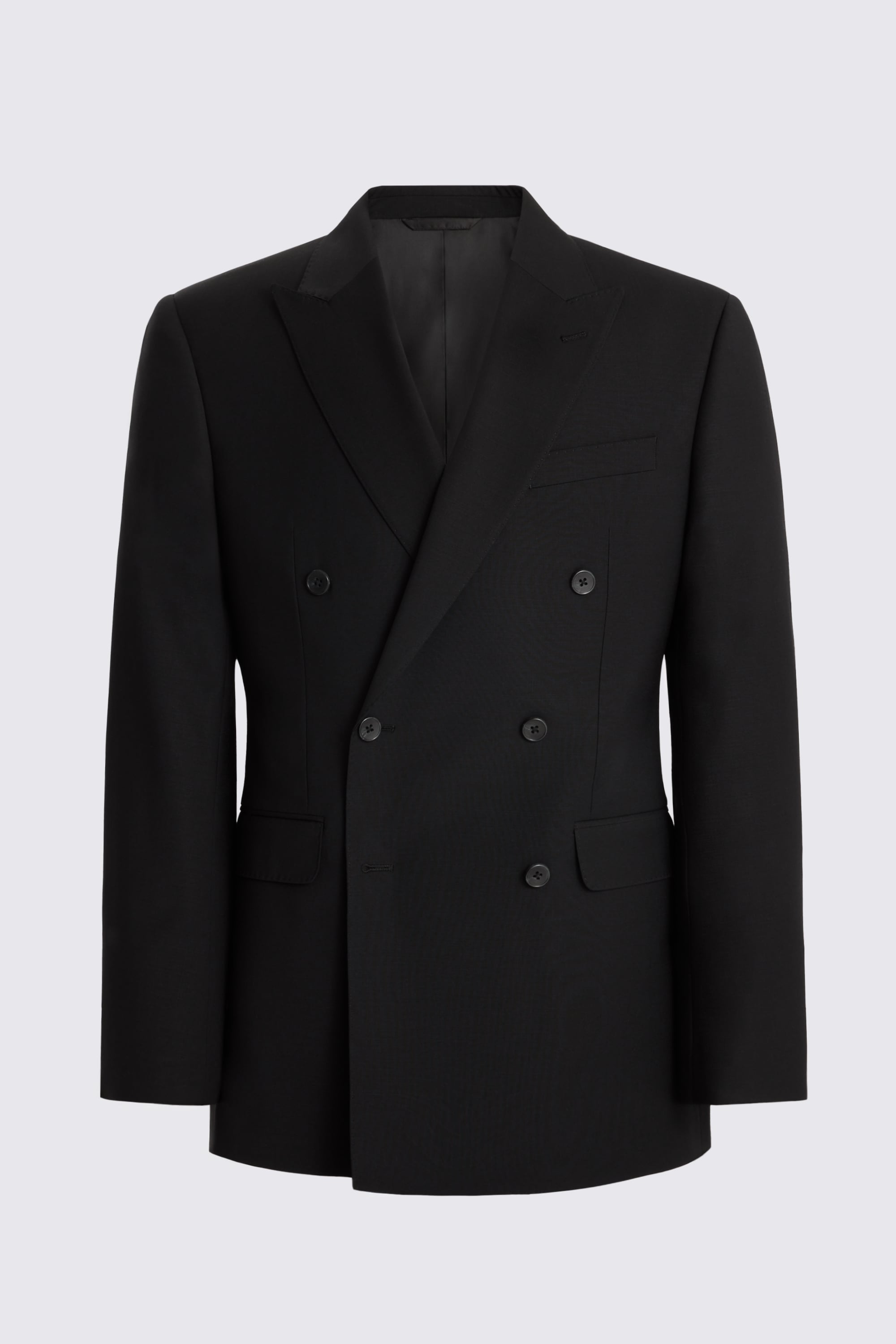Tailored Fit Black Performance Suit