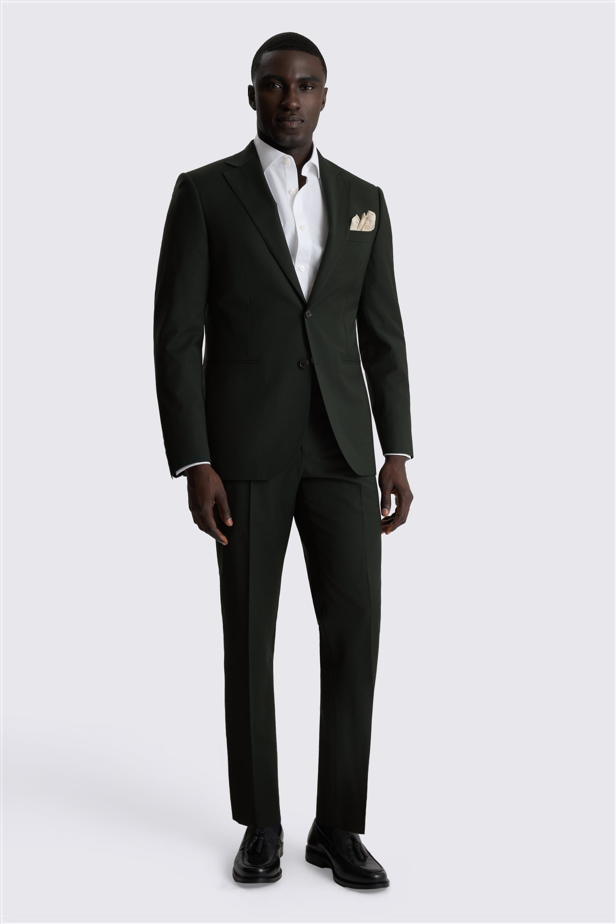Tailored Performance Dark Green Suit