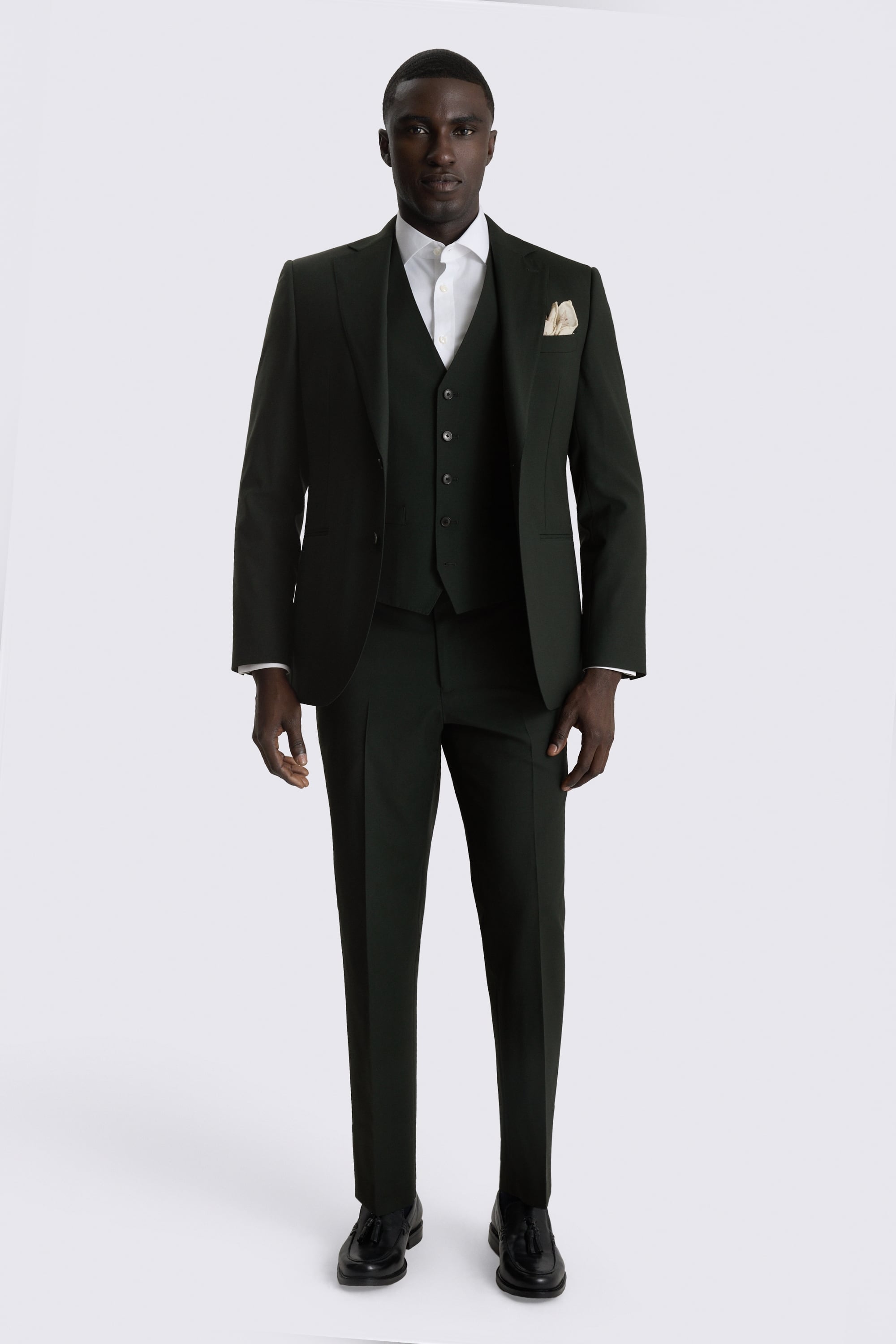 Tailored Performance Dark Green Suit