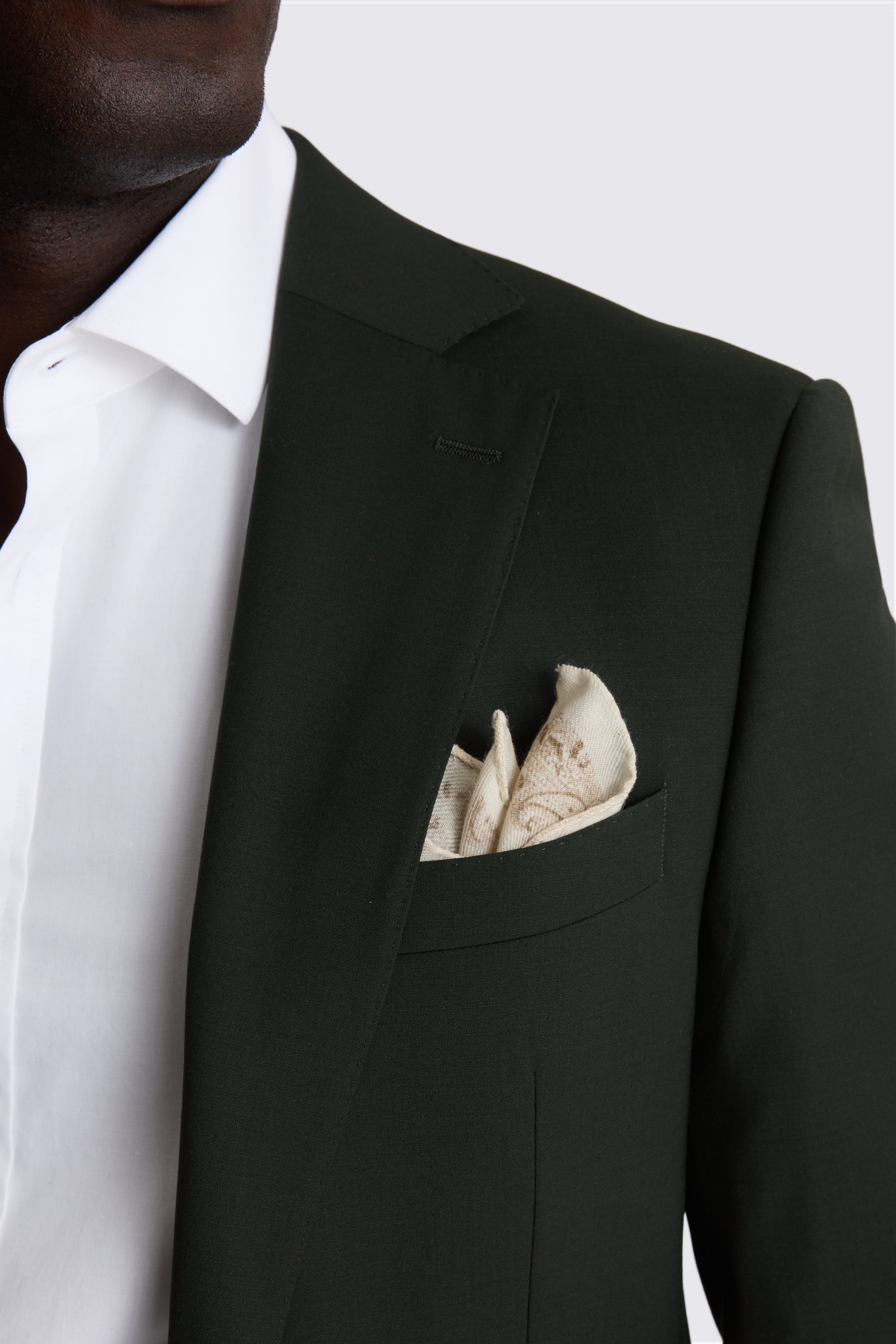 Tailored Performance Dark Green Suit