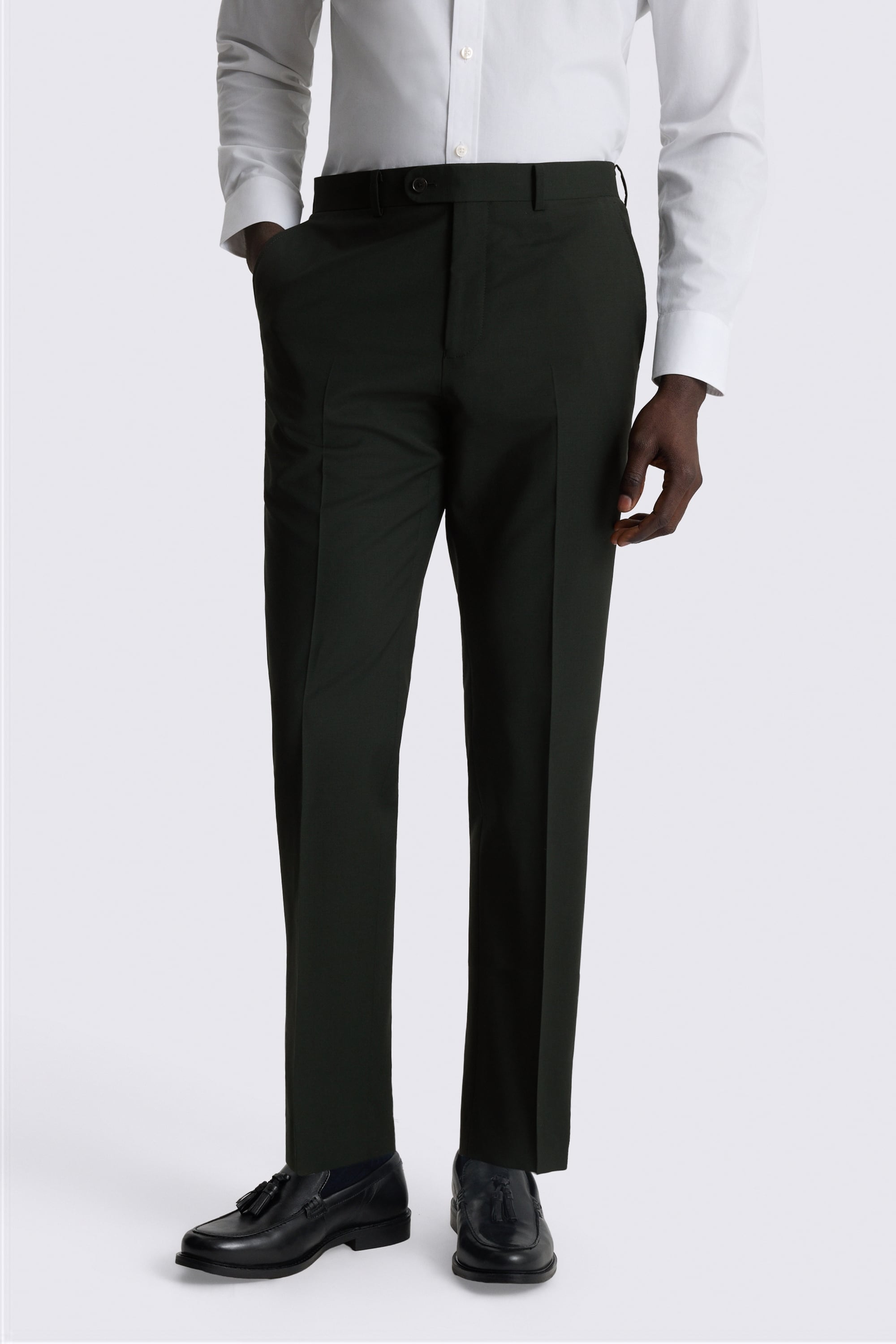 Tailored Performance Dark Green Suit