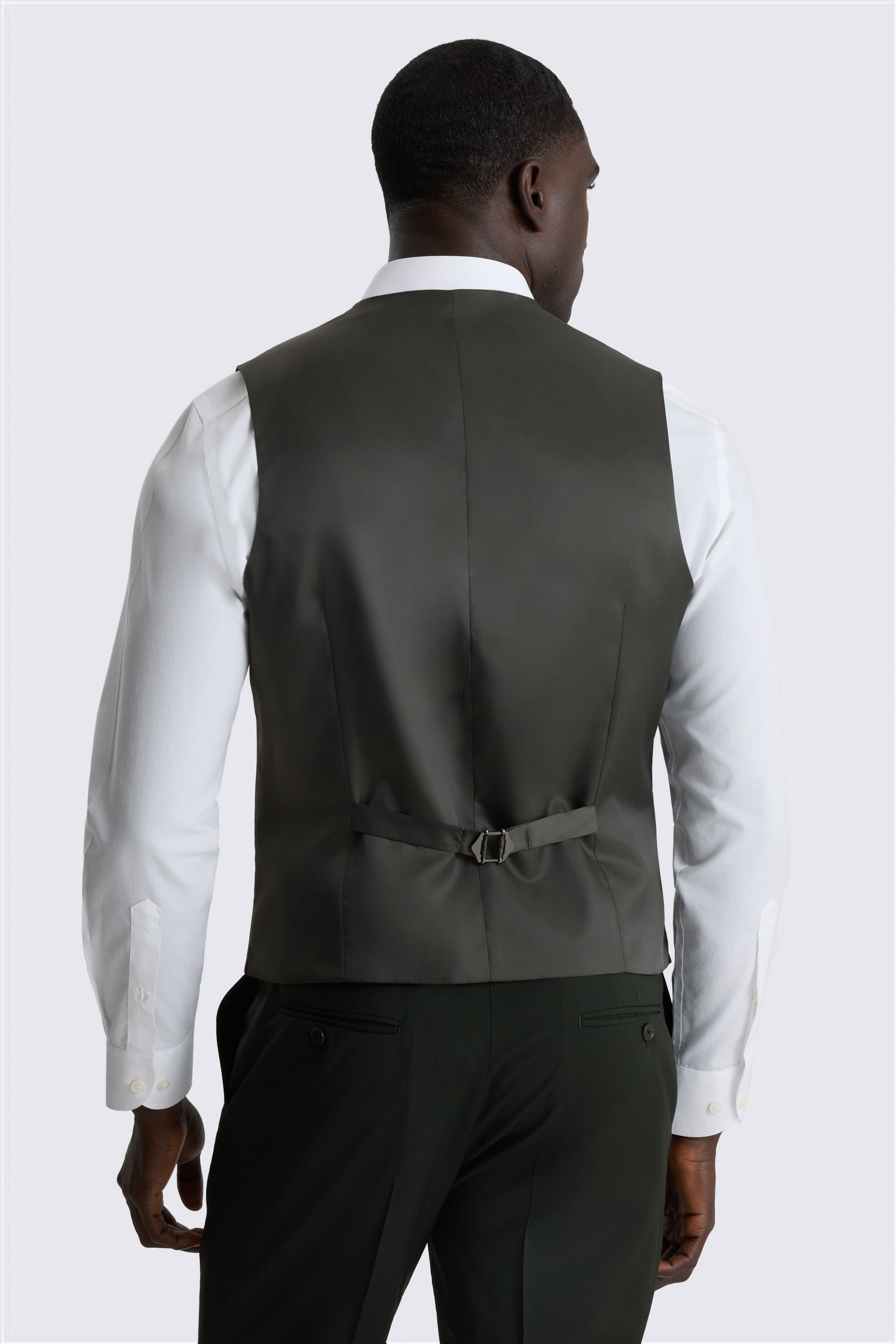 Perfomance Tailored Dark Green Waistcoat