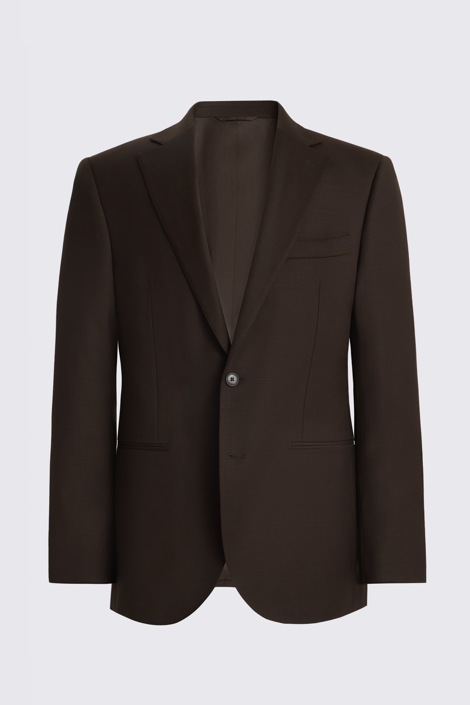 Tailored Performance Brown Twill Suit
