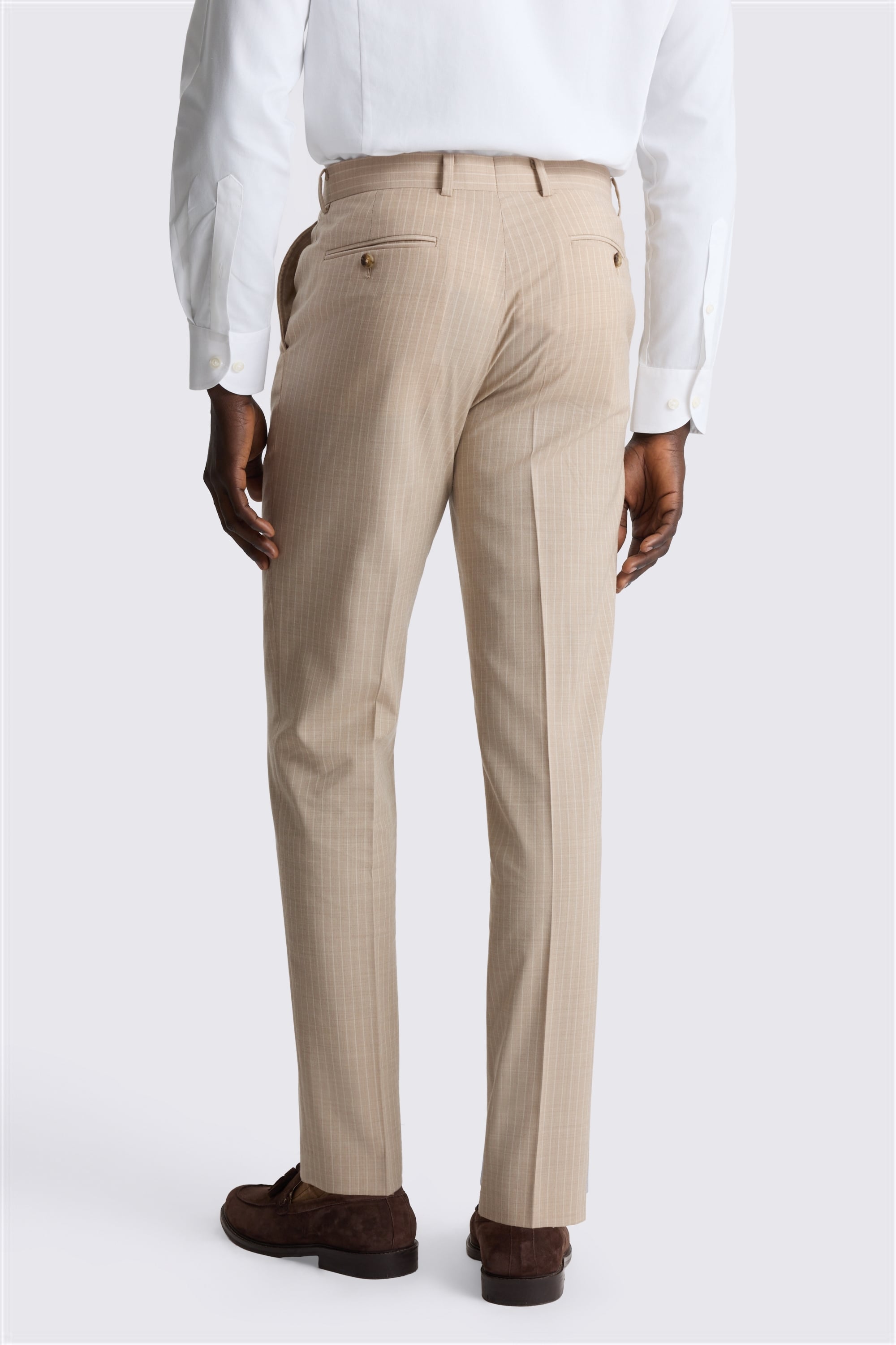 Performance Tailored Fit Neutral Stripe Trouser