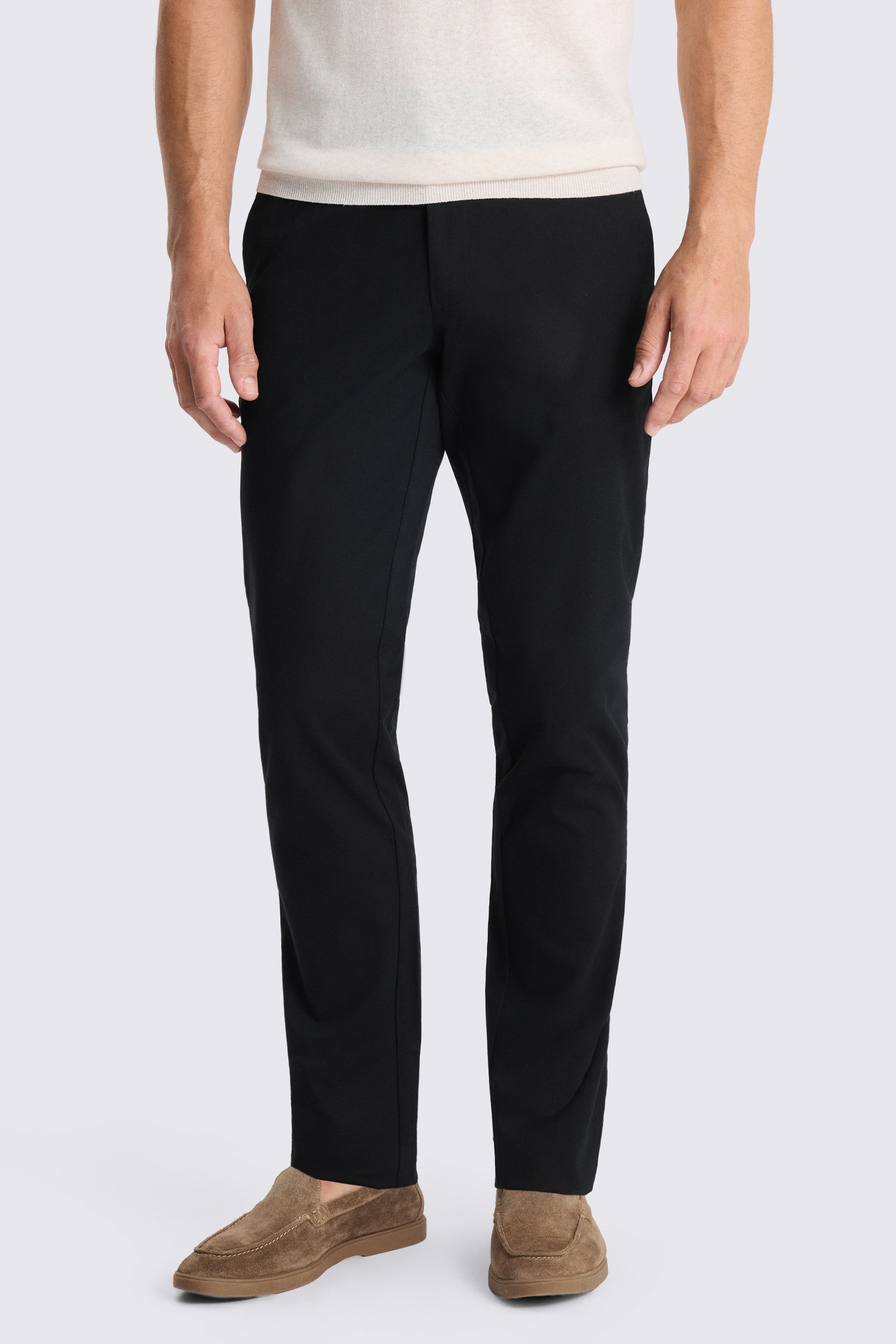 Tailored Fit Black Chino