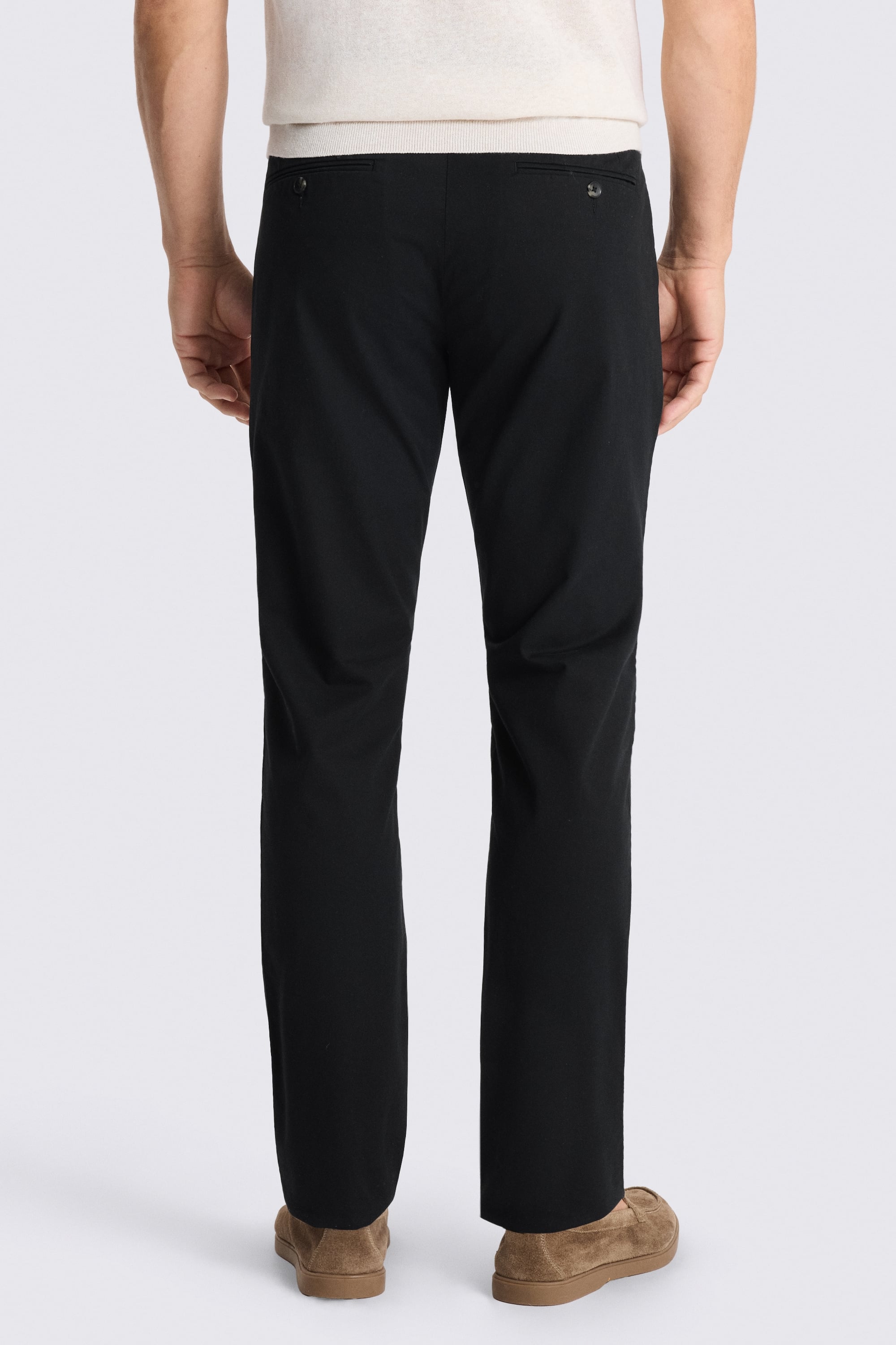 Tailored Fit Black Chino