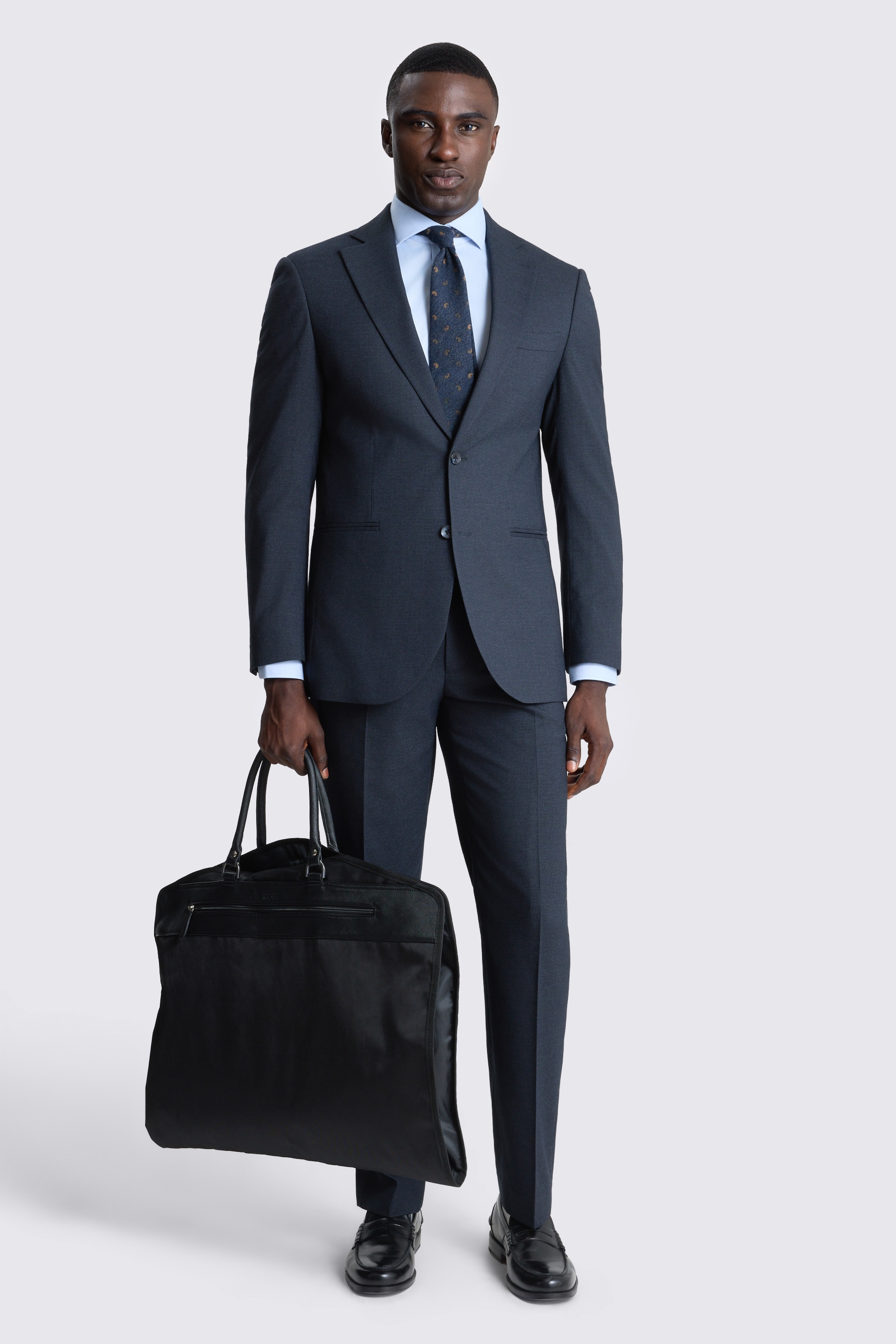 Black Saffiano Premium Suit Carrier 