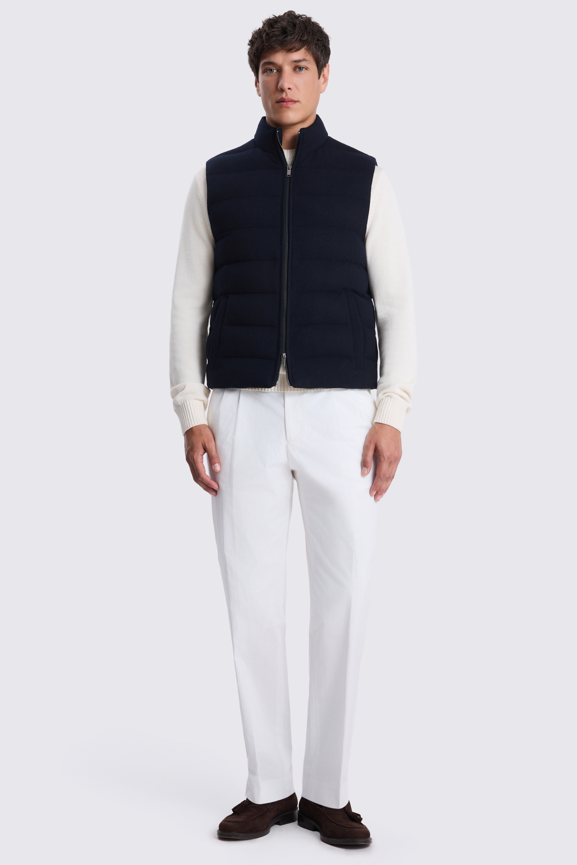 Navy Gilet