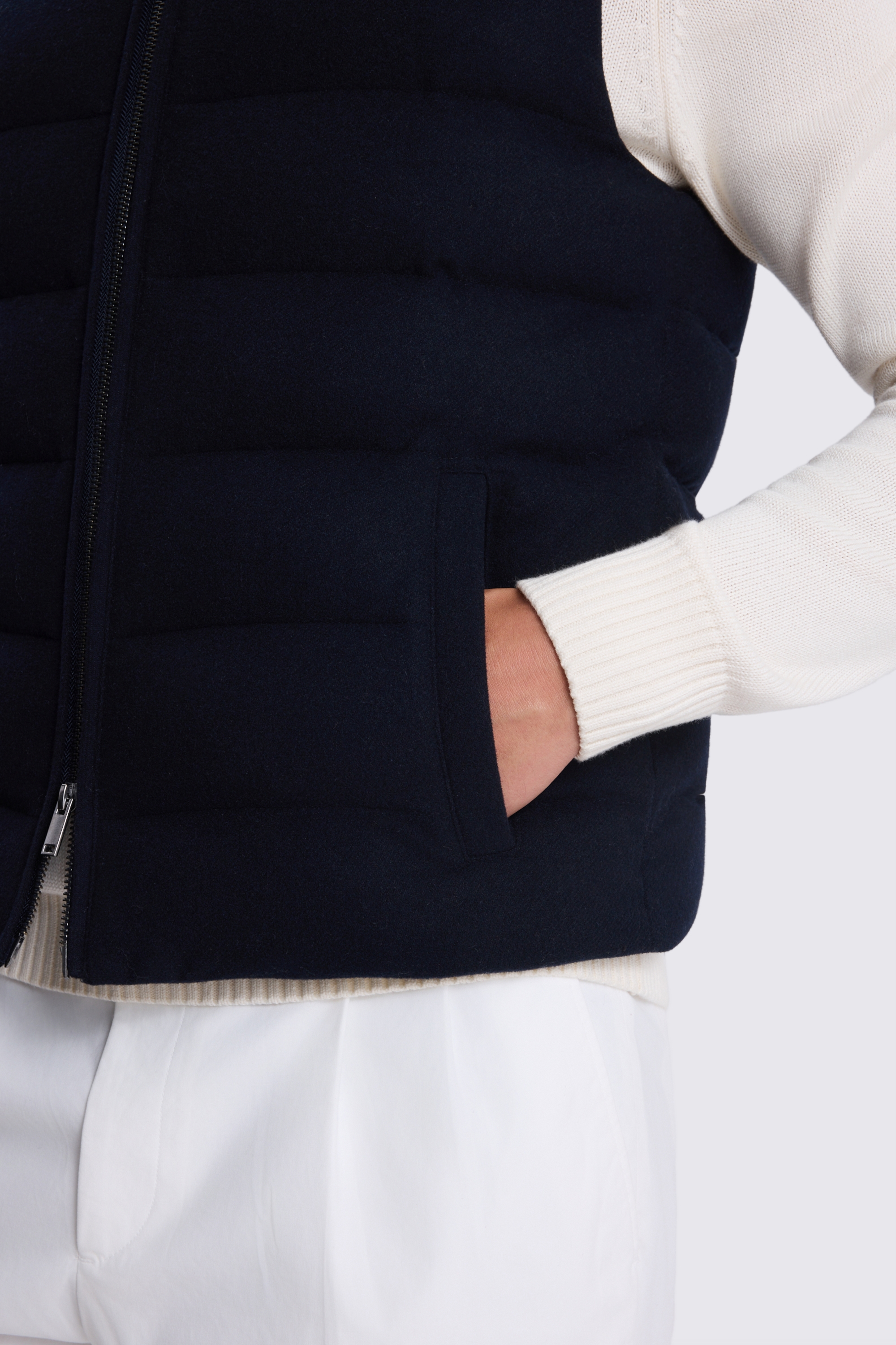 Navy Gilet