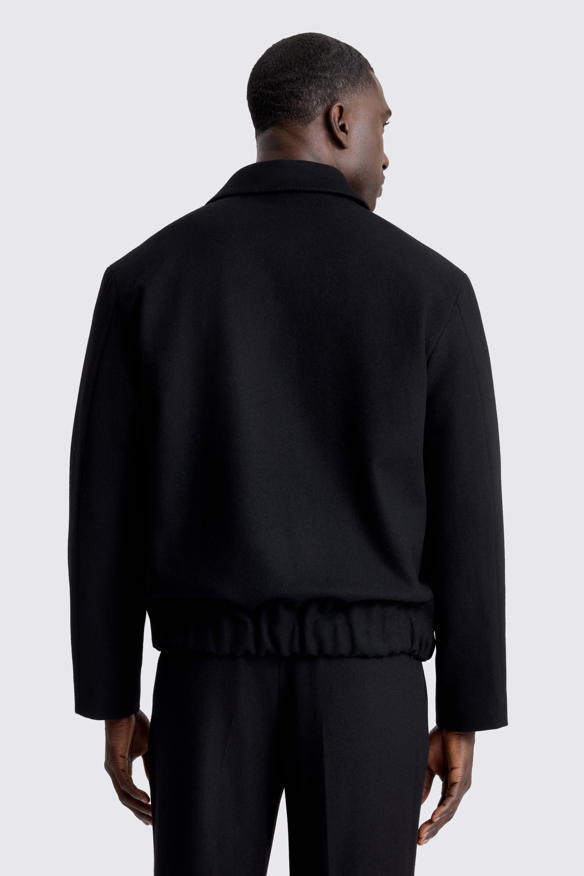 Black Blouson Jacket