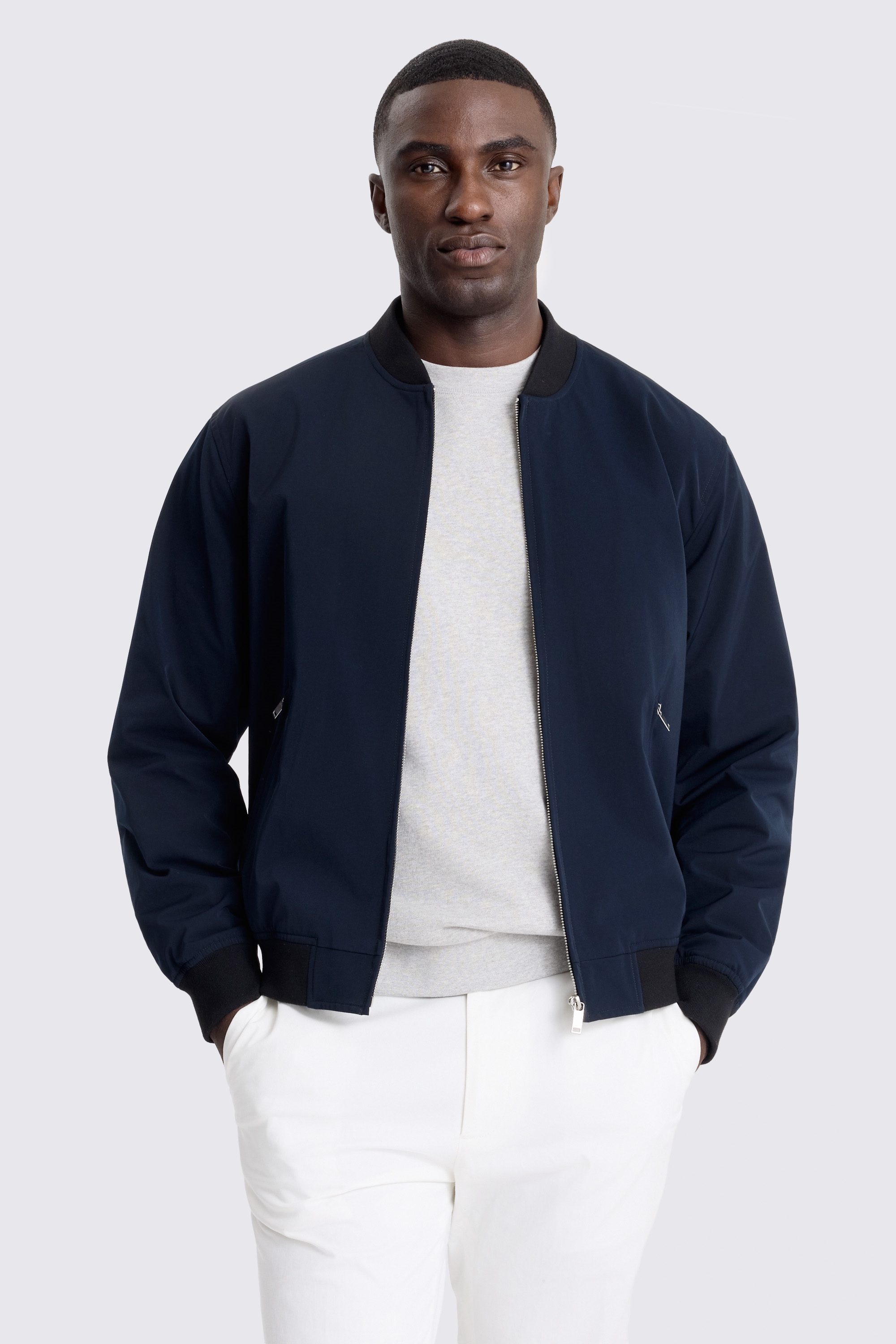 Navy Bomber Jacket