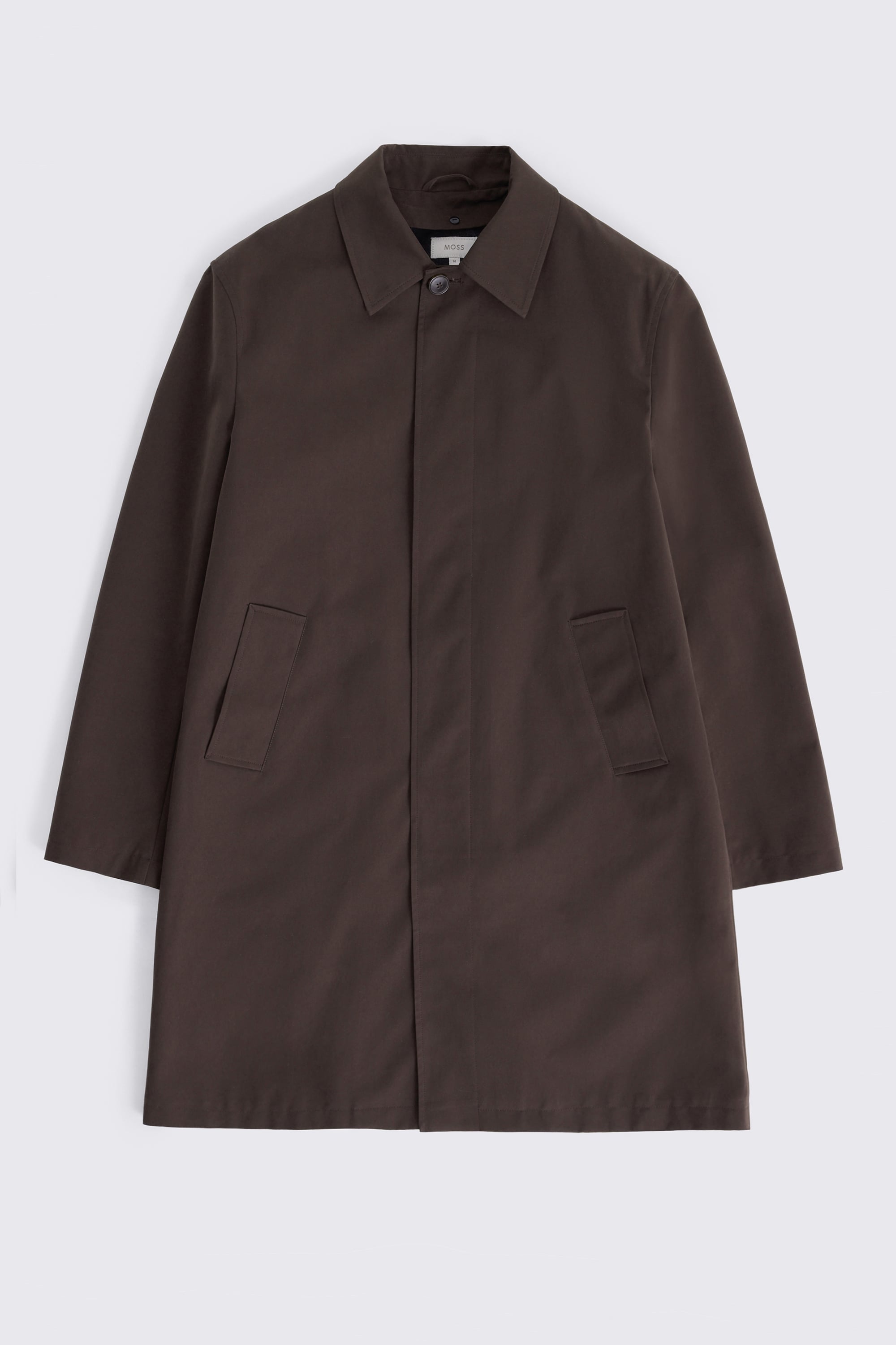 Italian Brown Raincoat with Insert