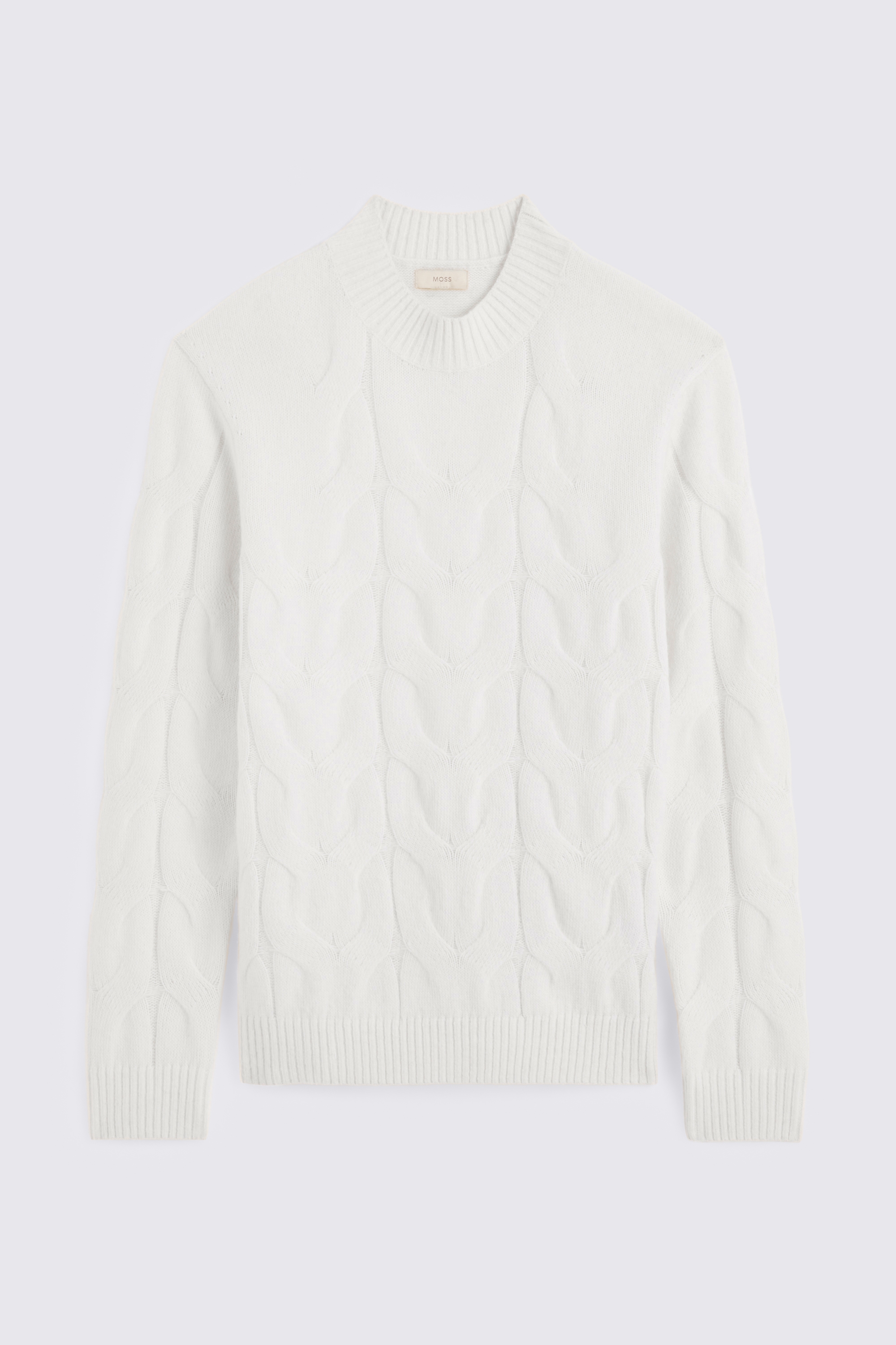 Ecru Mock Neck