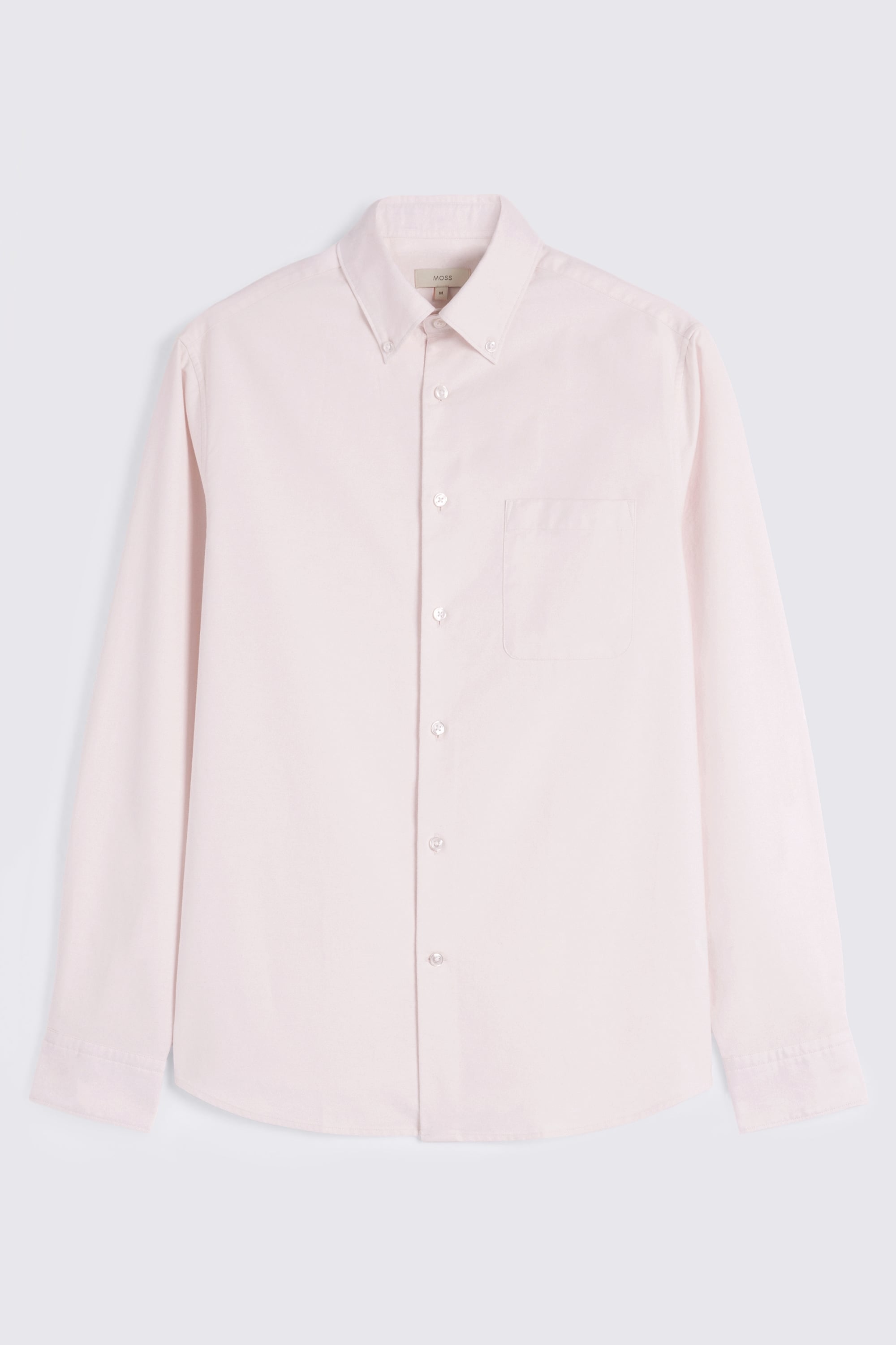 Light Pink Washed Cotton Oxford Shirt