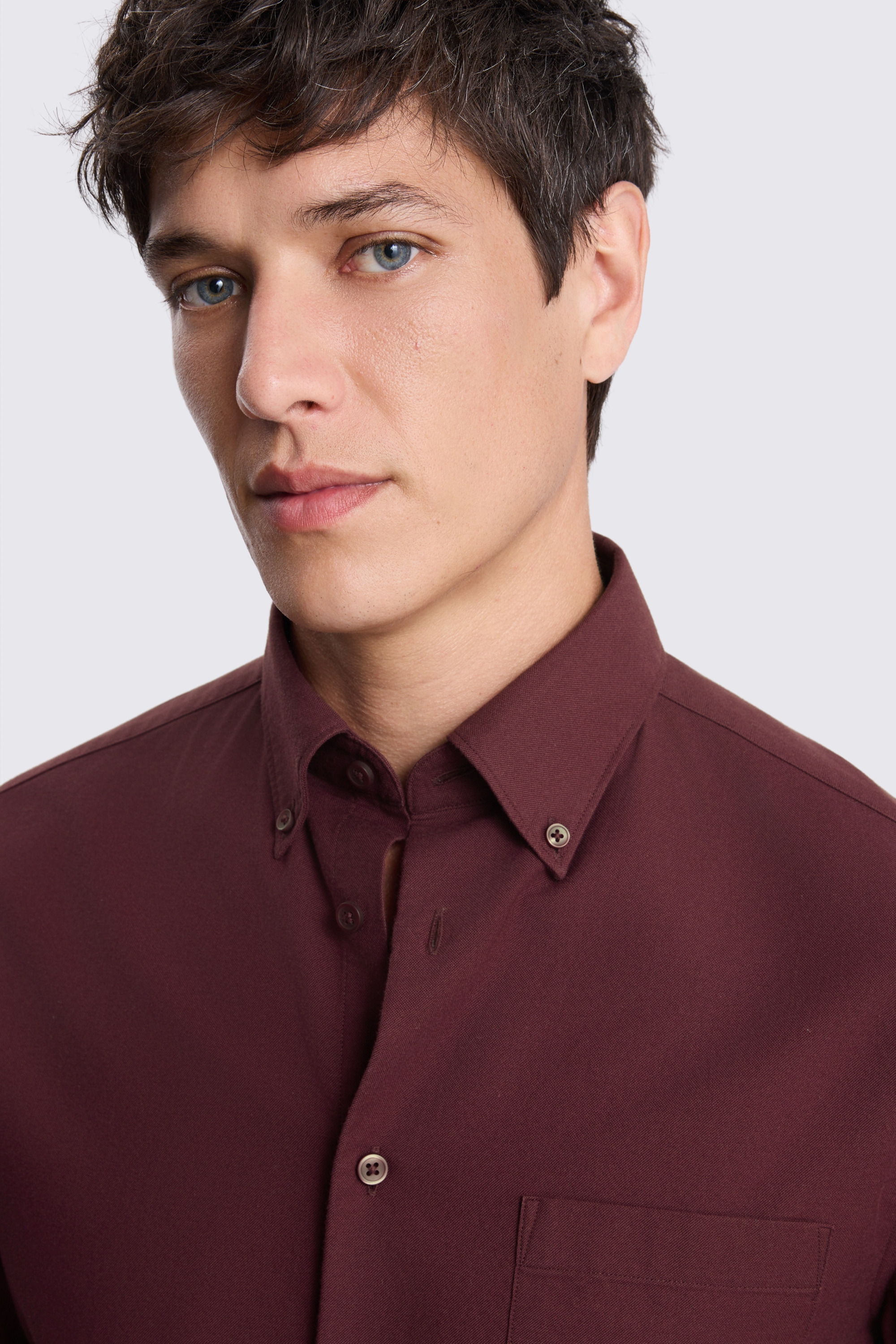Wine Washed Oxford Shirt