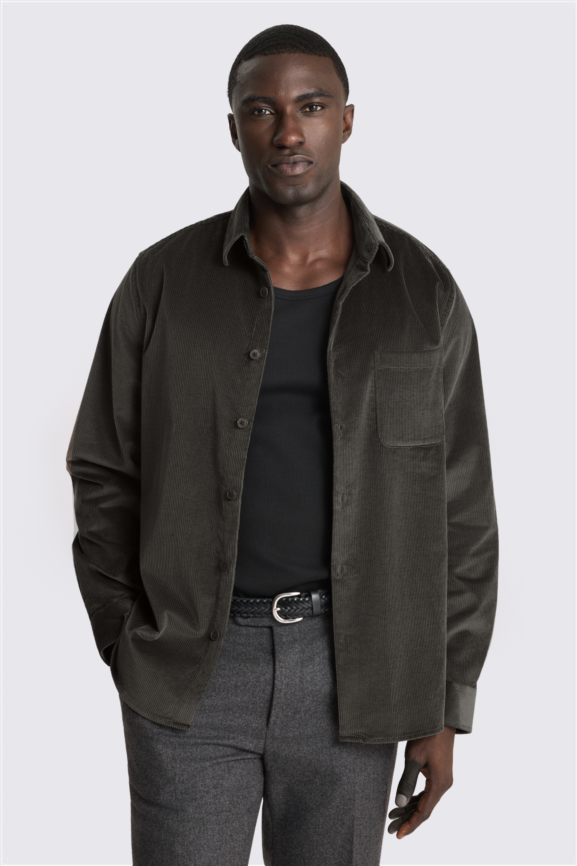 Green Corduroy Overshirt