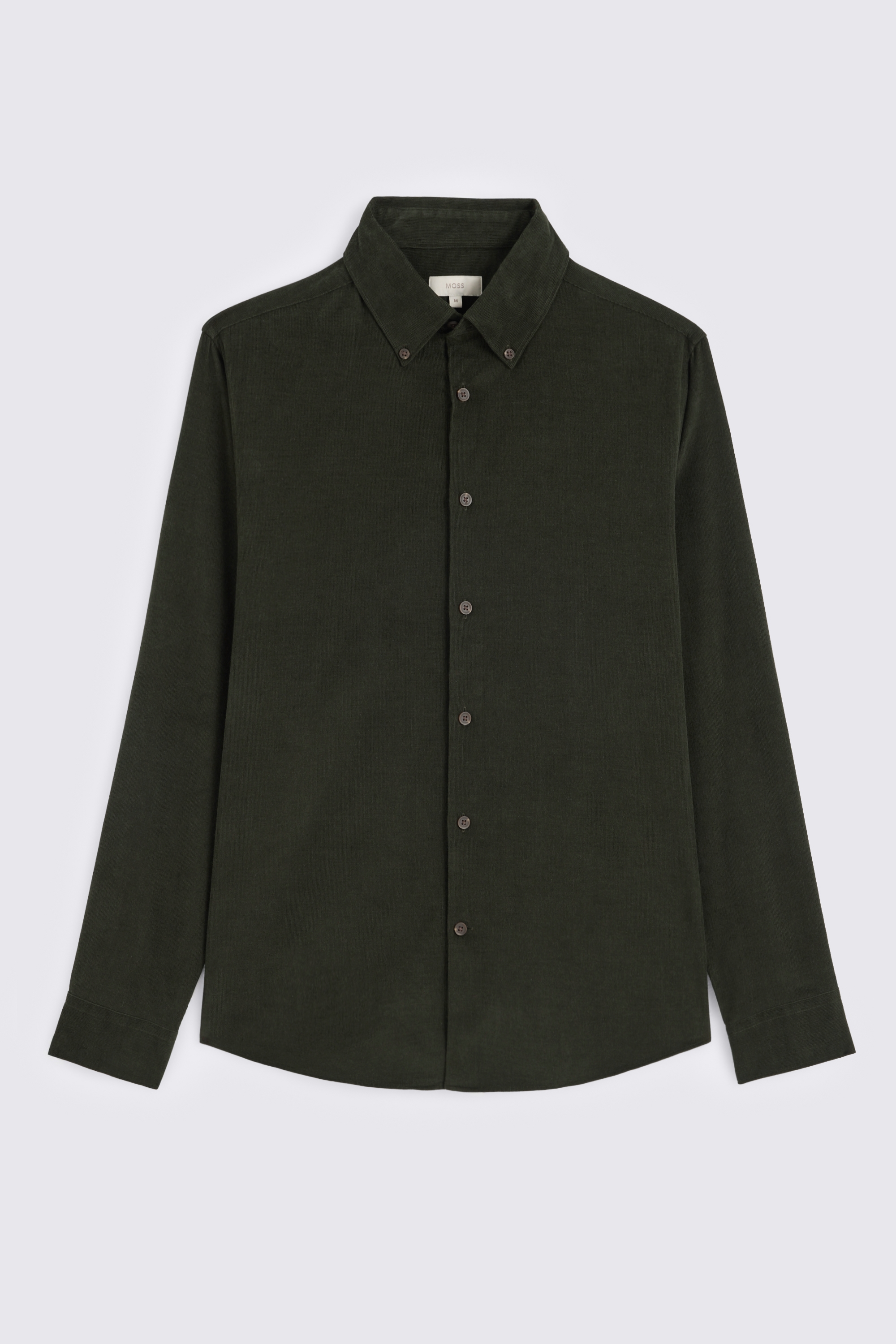 Button Down Dark Green Cord Shirt