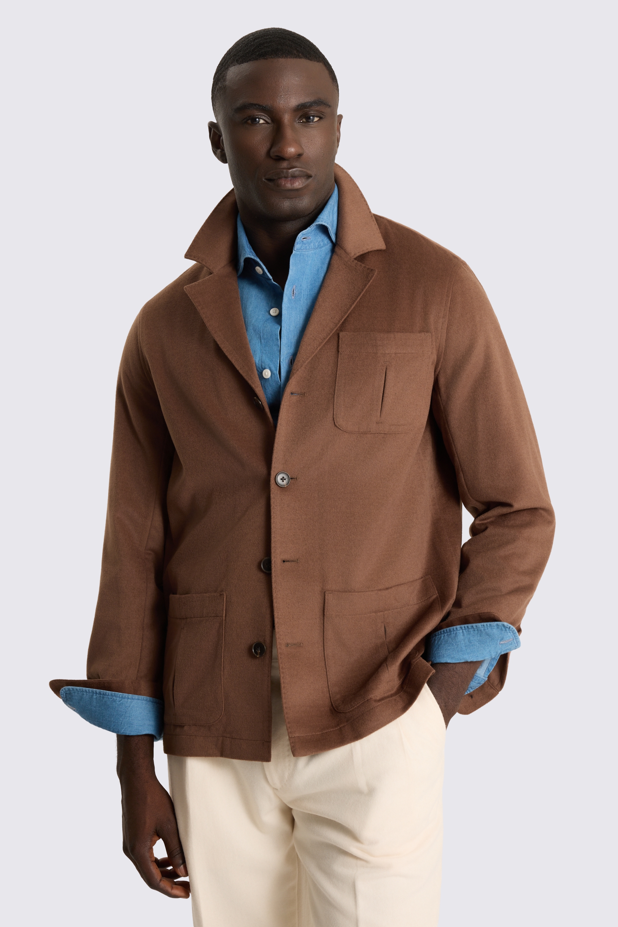 Chestnut Safari Shacket