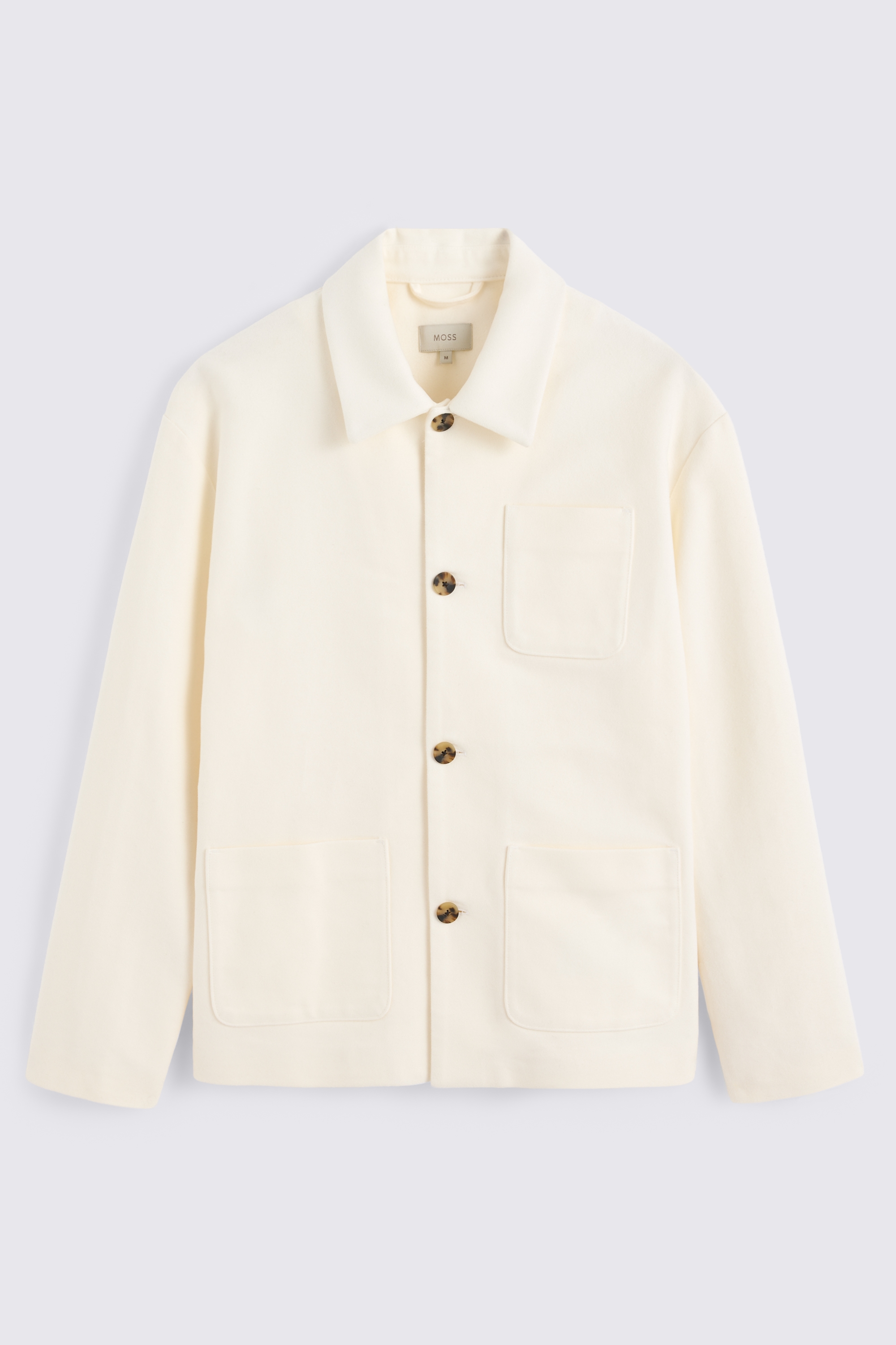 Off White Moleskin Shacket 