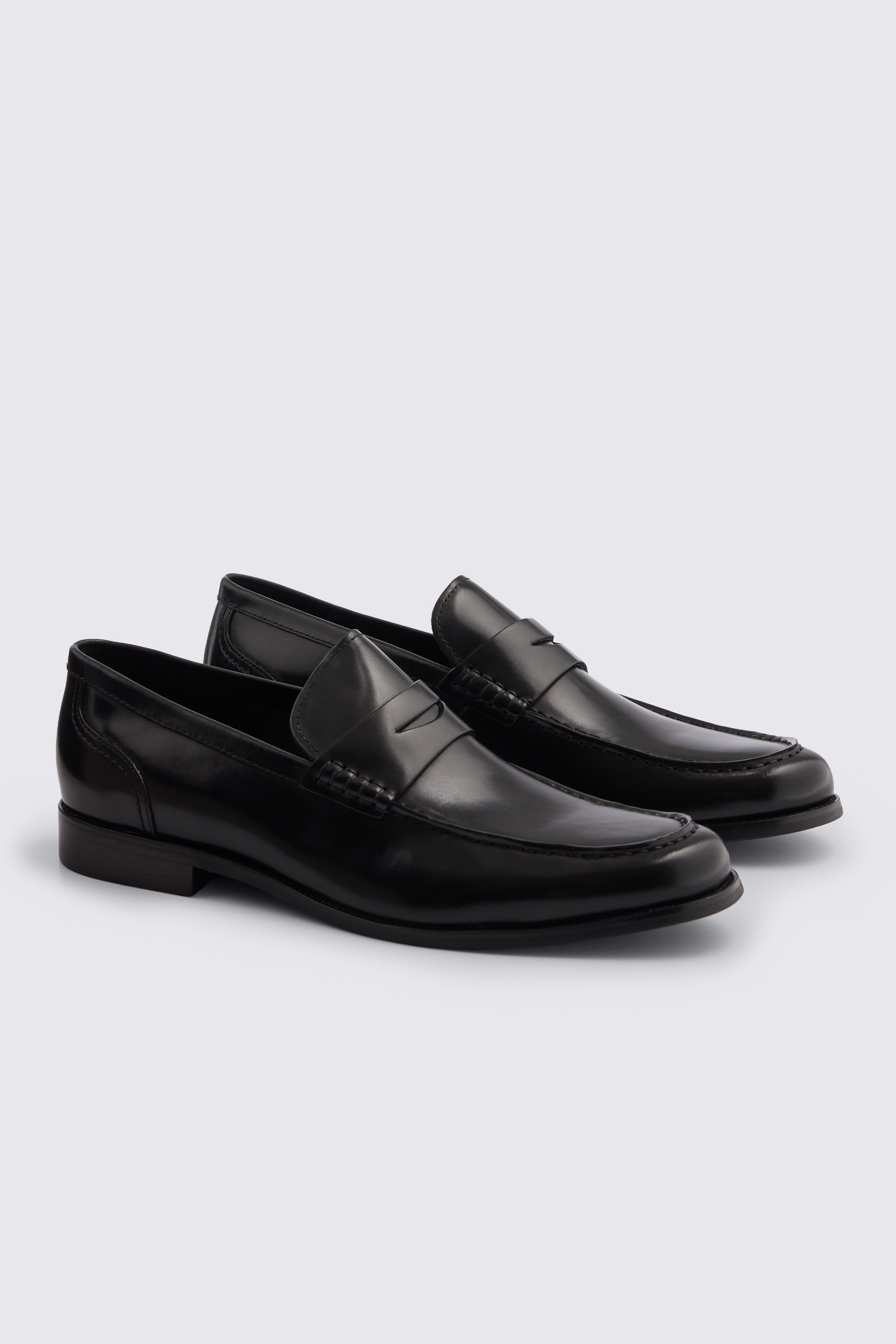 John White Downey Black Loafers