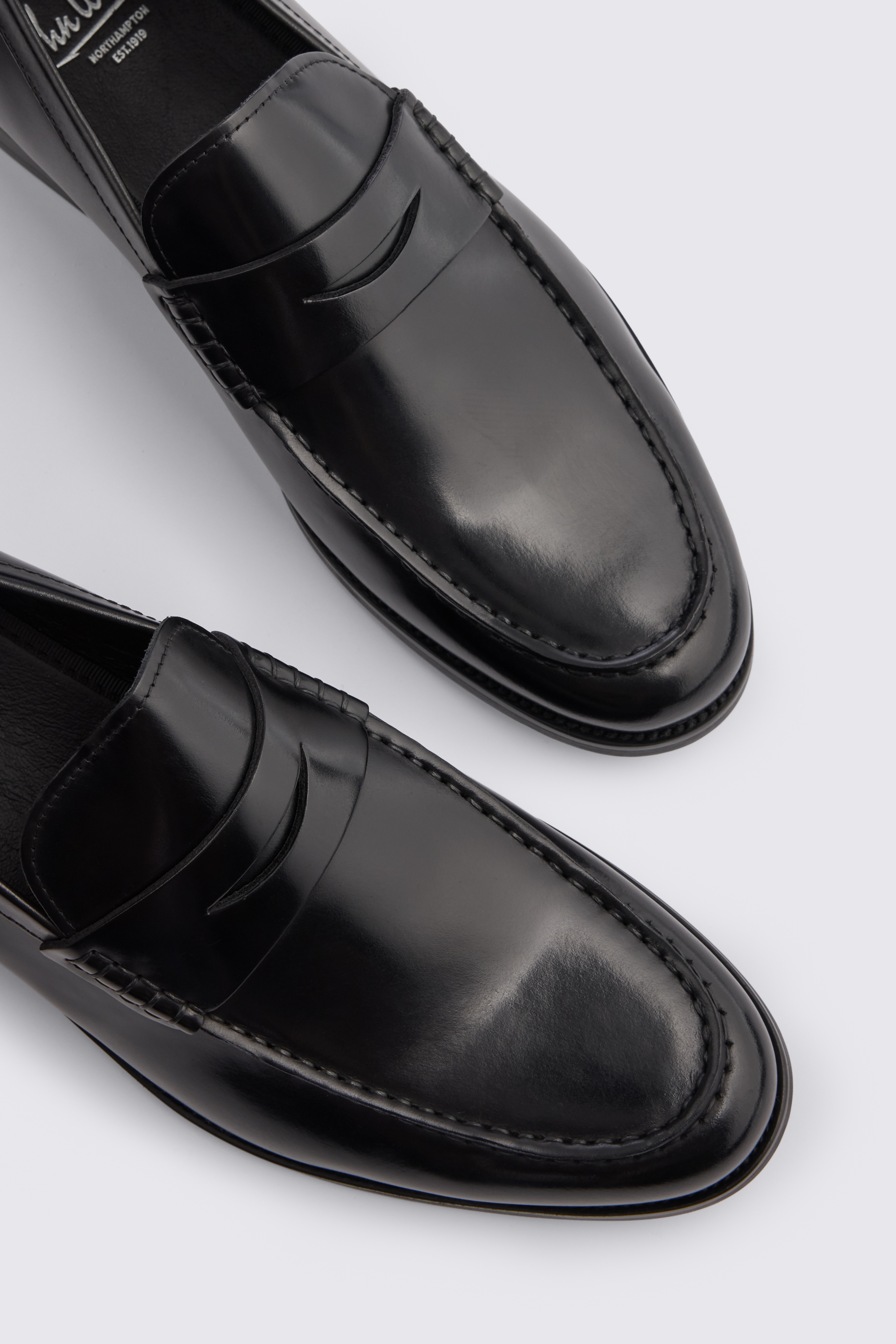 John White Downey Black Loafers
