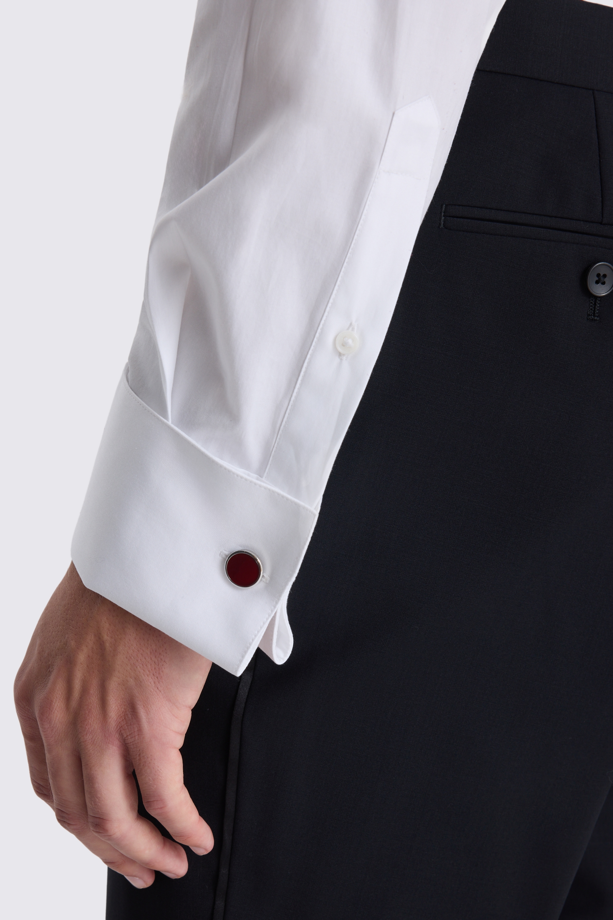 Tailored Fit White Dress Shirt