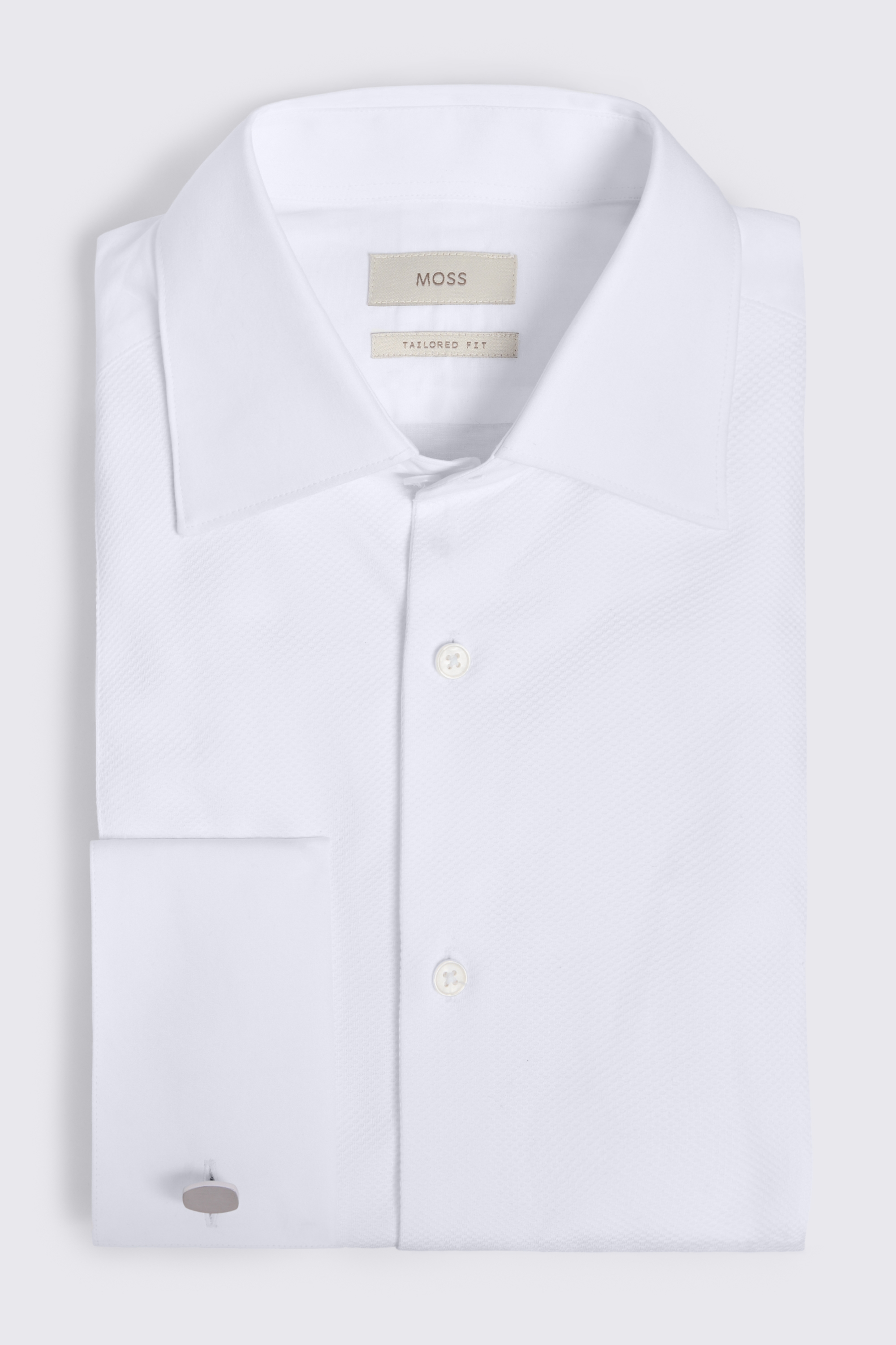 Tailored Fit White Dress Shirt