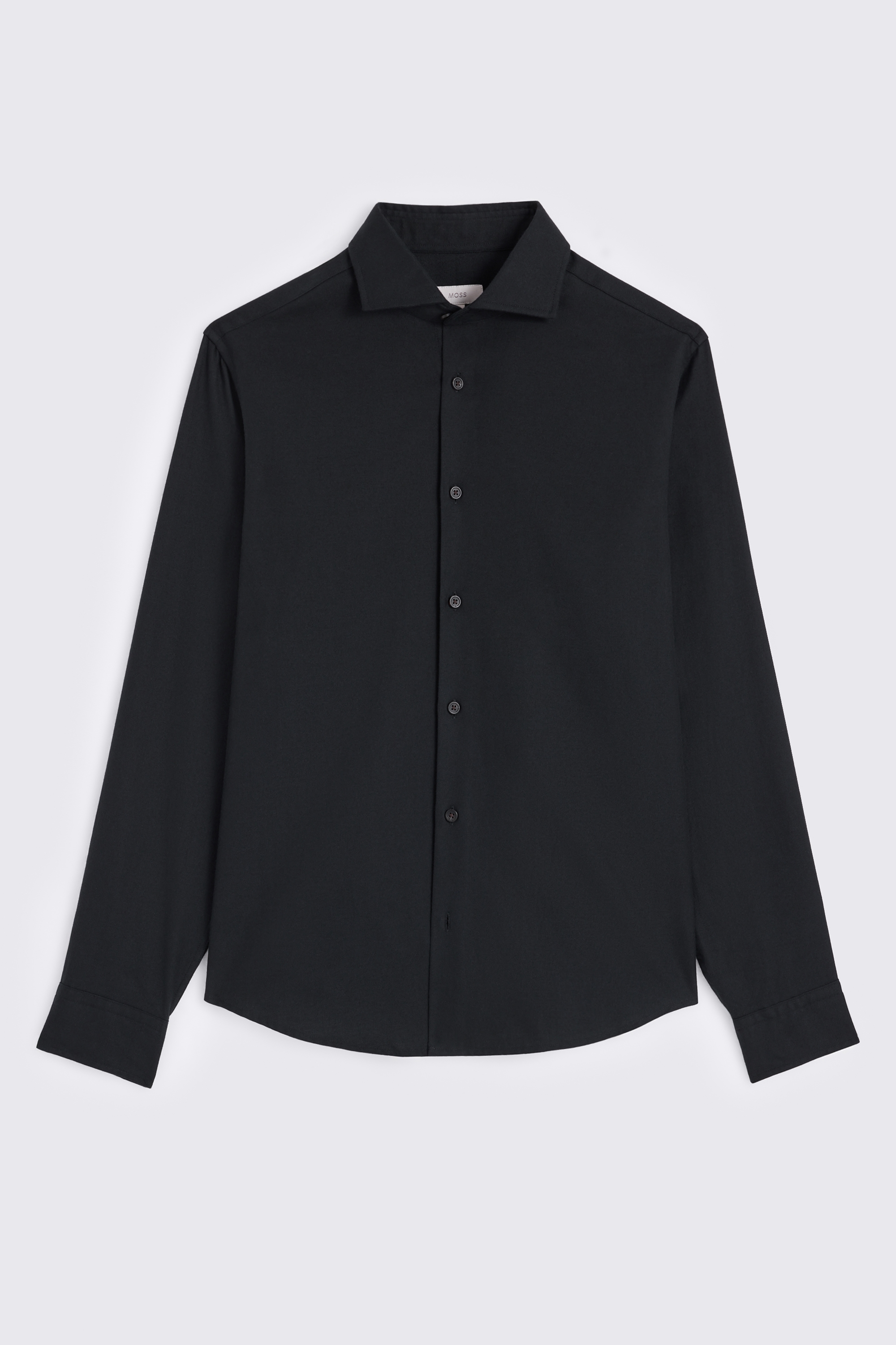 Black Brushed Melange Shirt