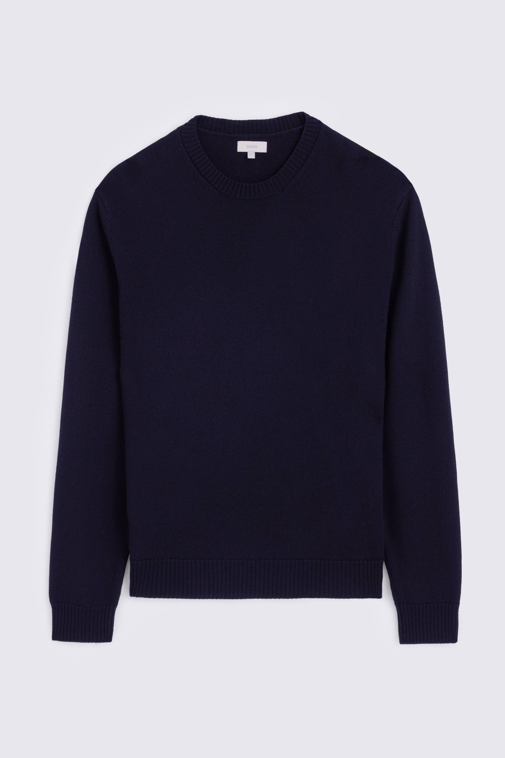 Navy Merino Crew Neck