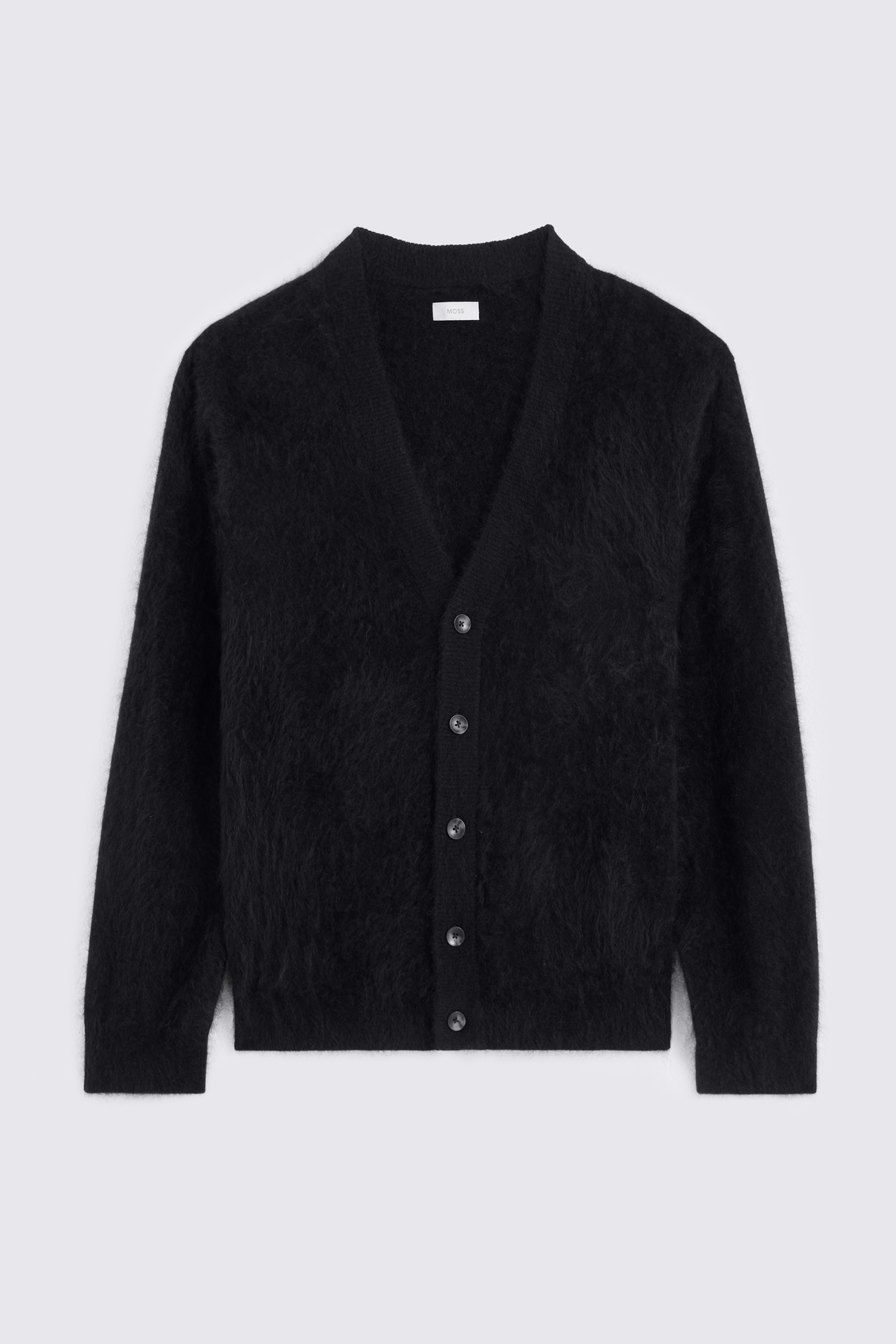 Black Plush Cardigan