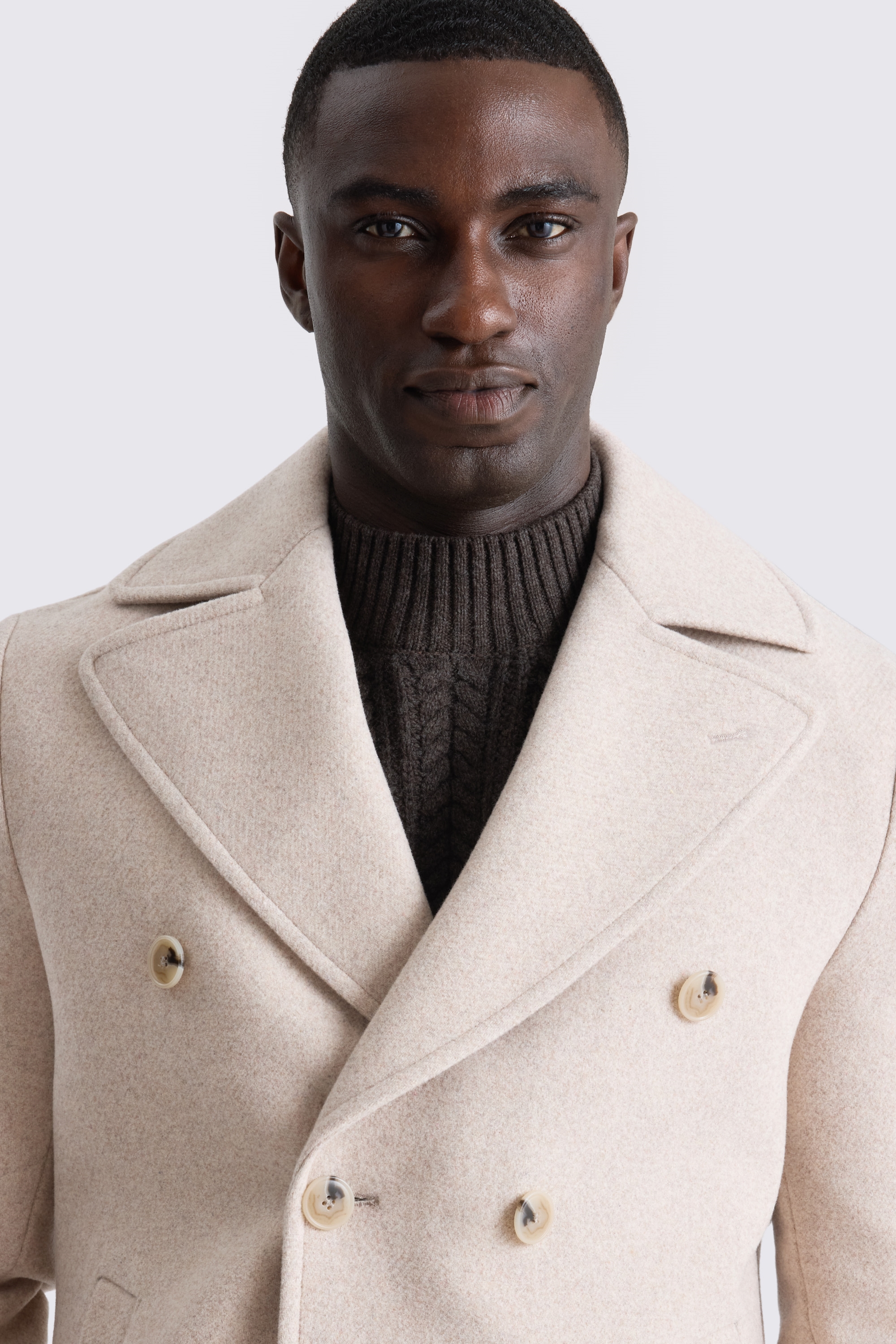 Oatmeal Peacoat