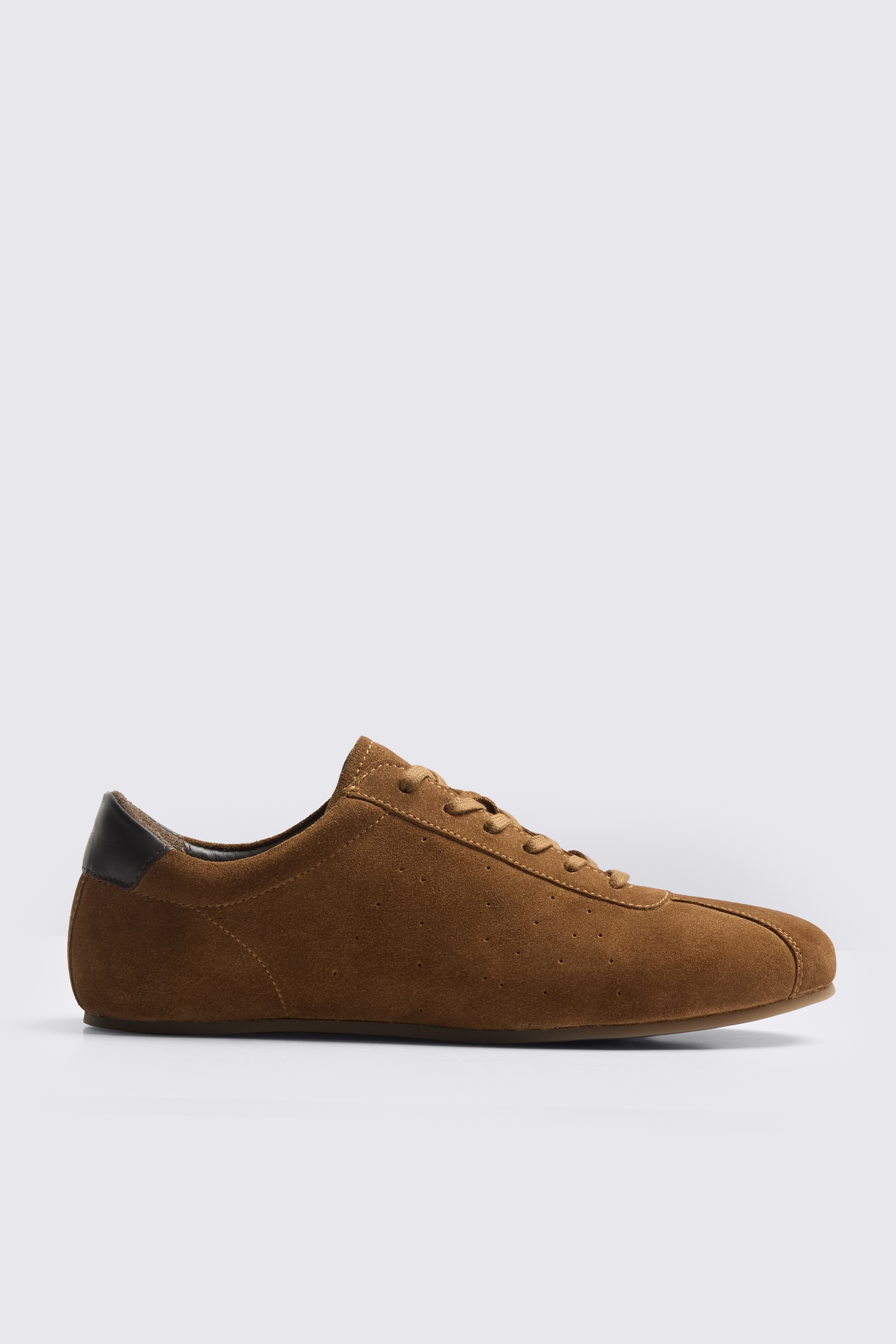 Brown Flat Sole Trainers