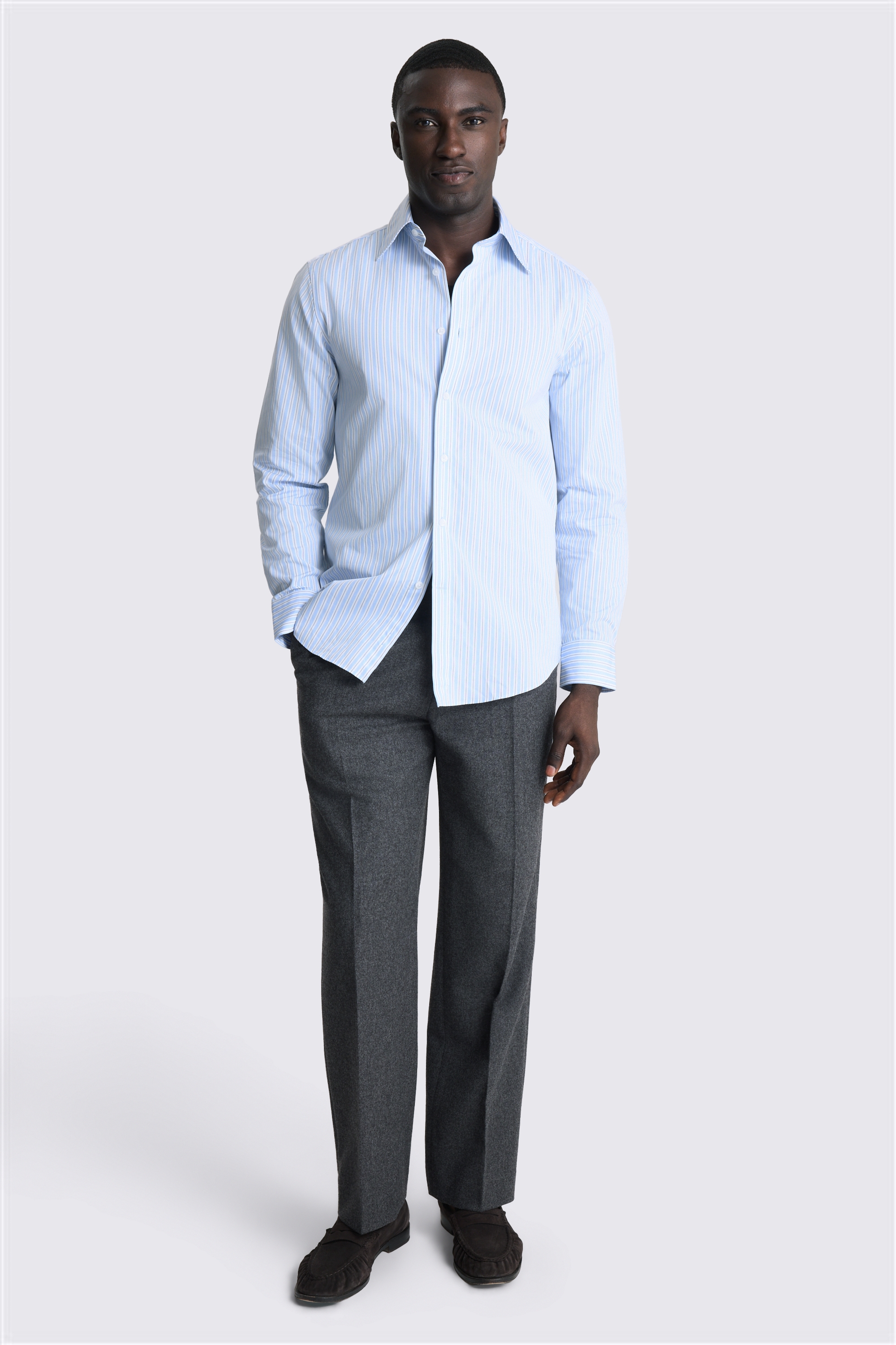 Light Blue Stripe Shirt