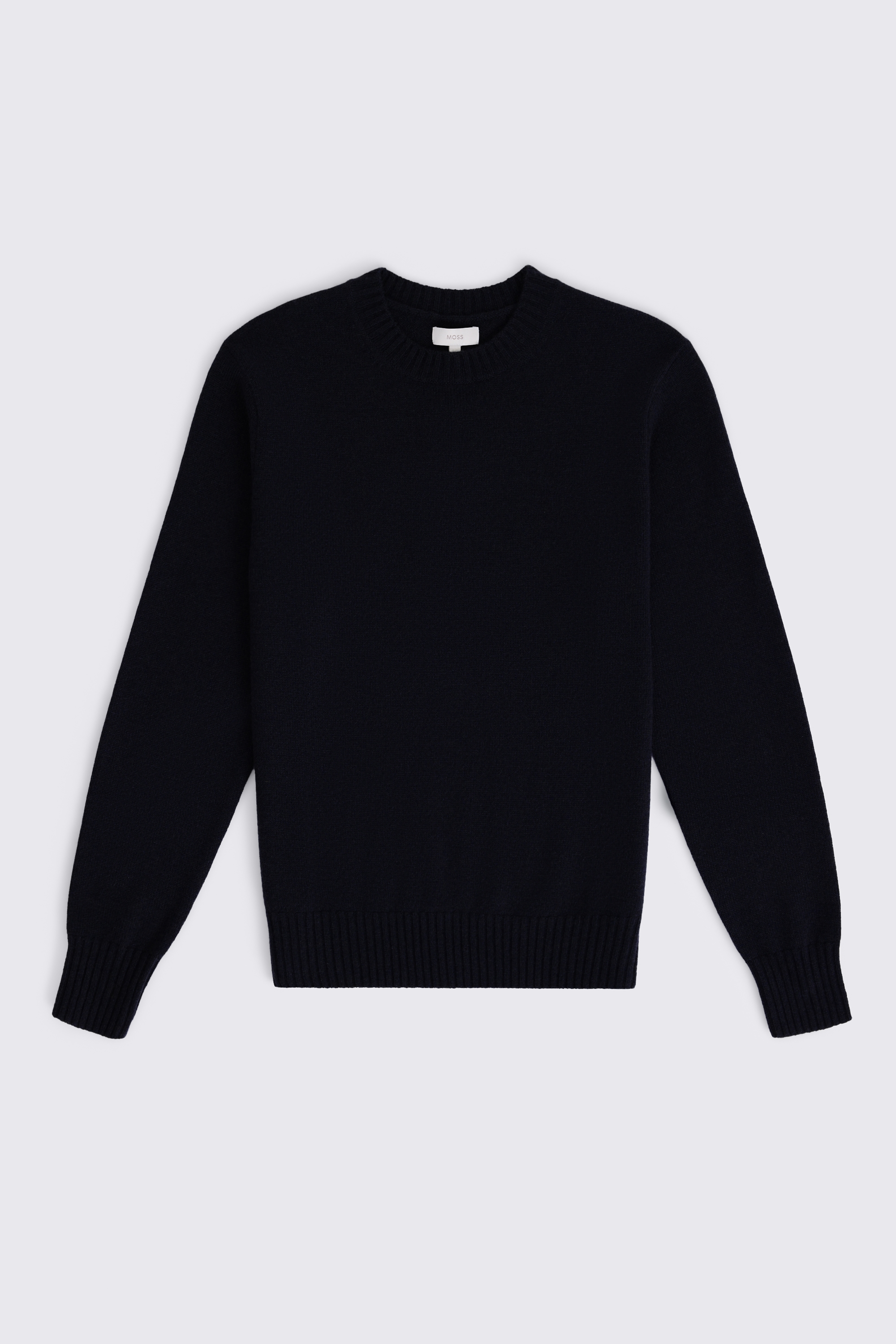Black Cashmere Crew-Neck Jumper