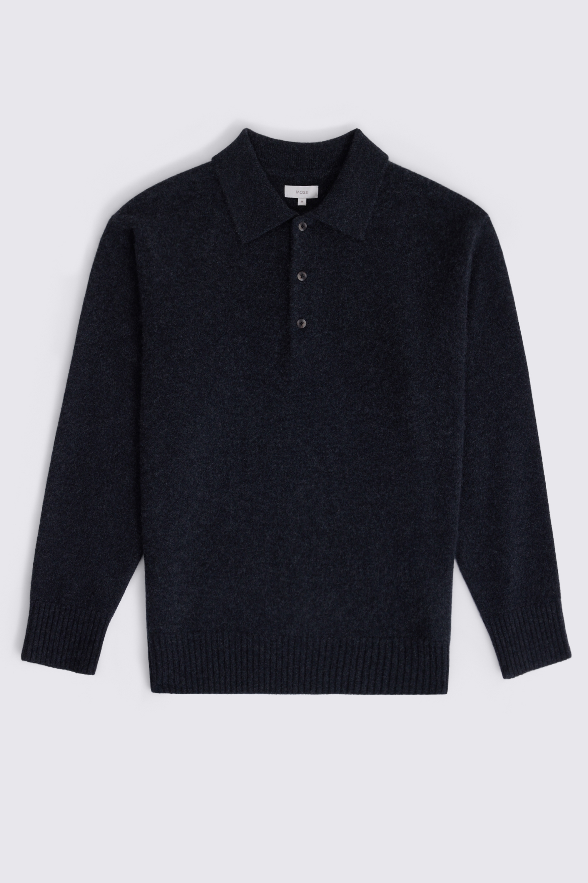 Charcoal Cashmere Polo