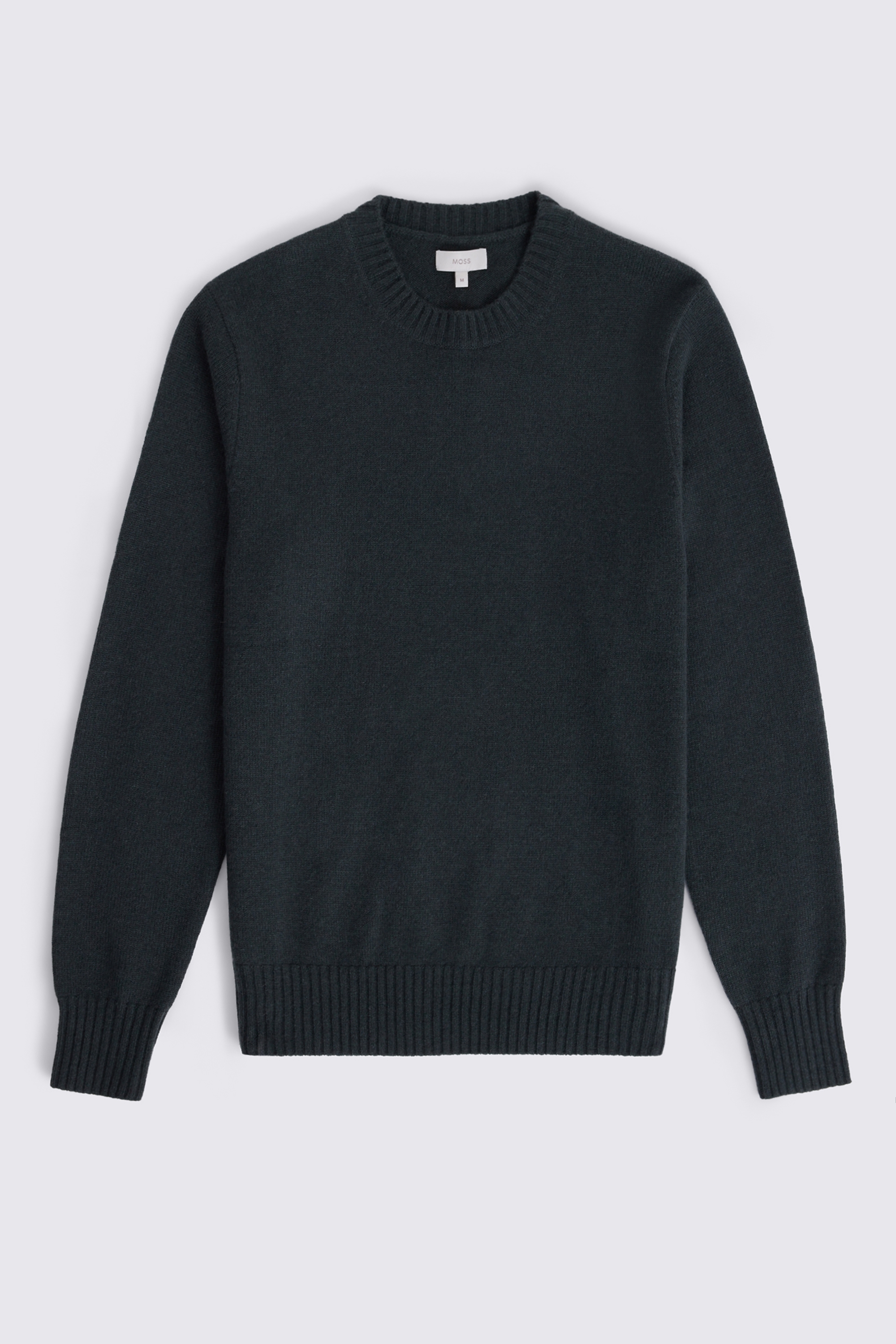 Khaki Lambswool Crew Neck
