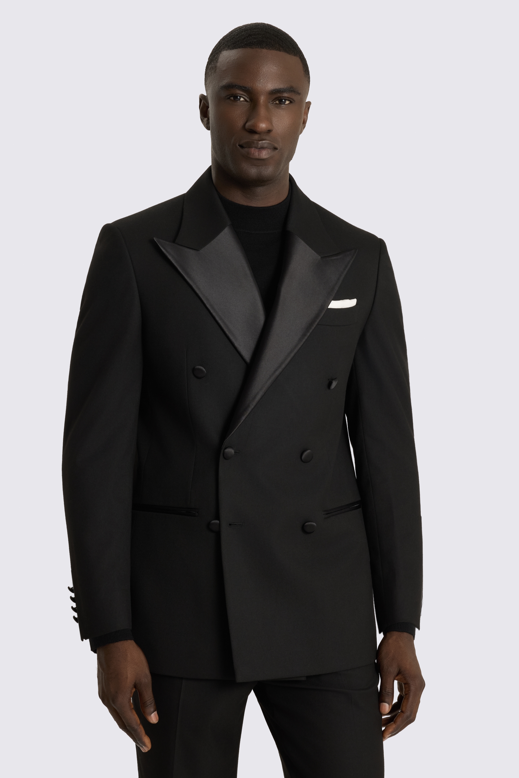 Relaxed Fit Black DB Suit