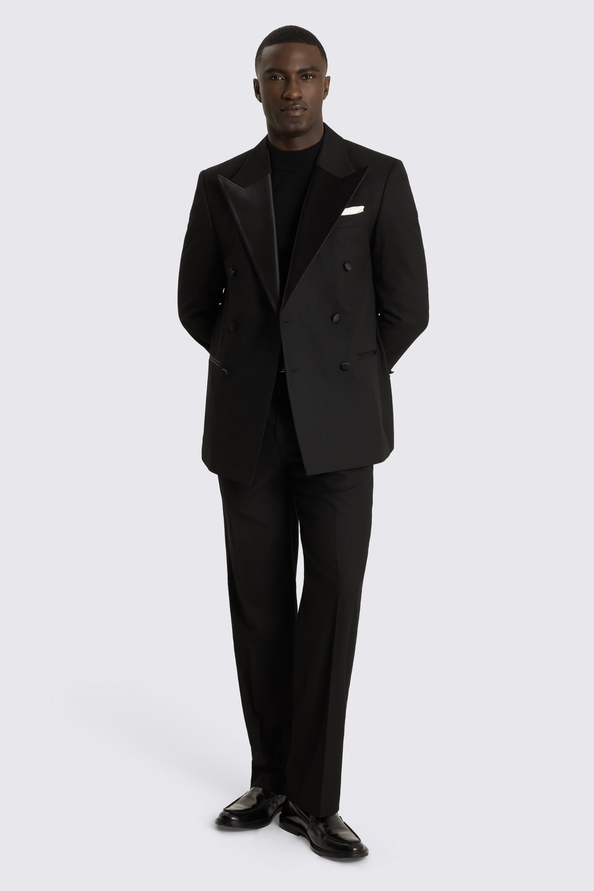 Relaxed Fit Black DB Suit