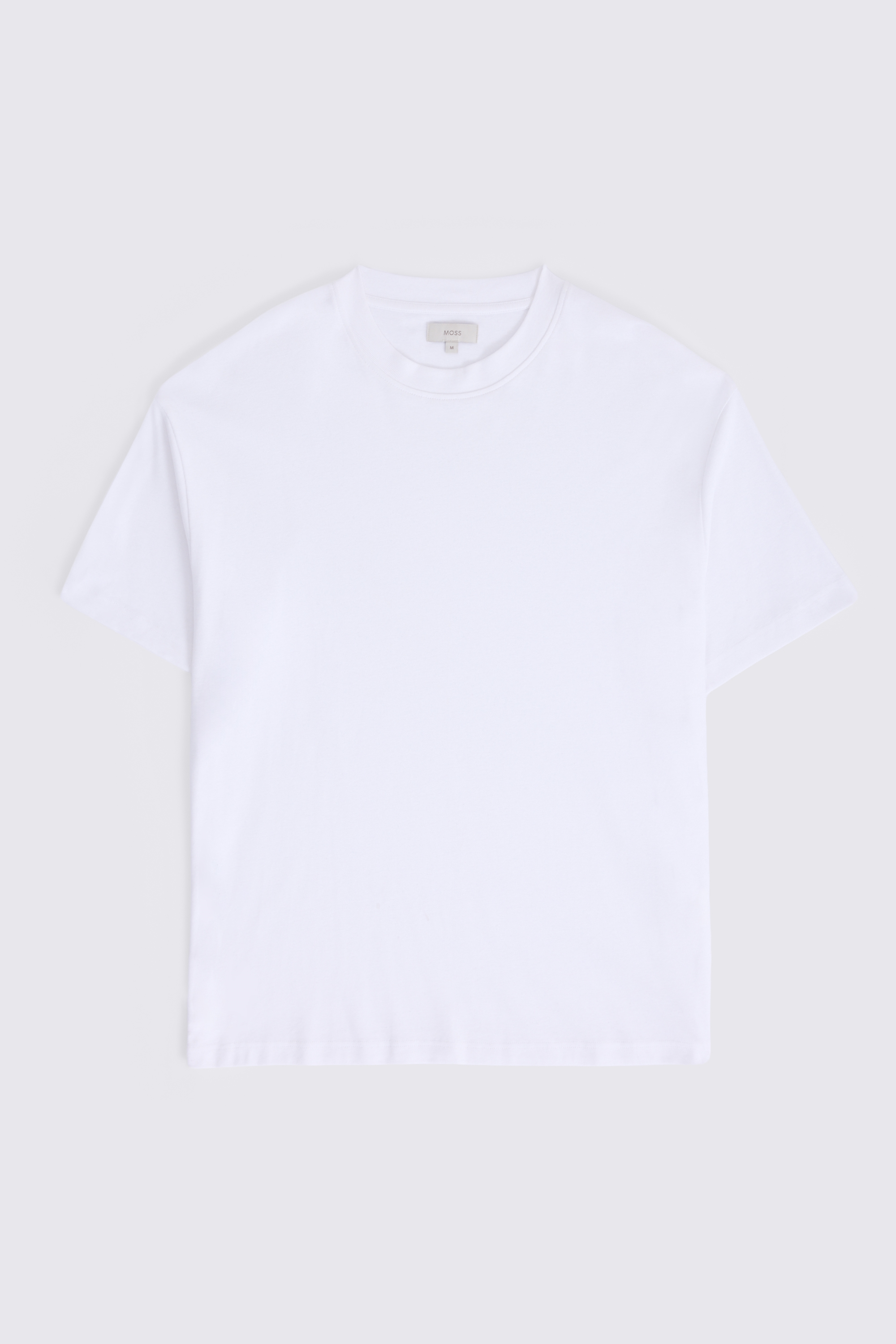 White Heavy-Weight Peached Cotton T-Shirt