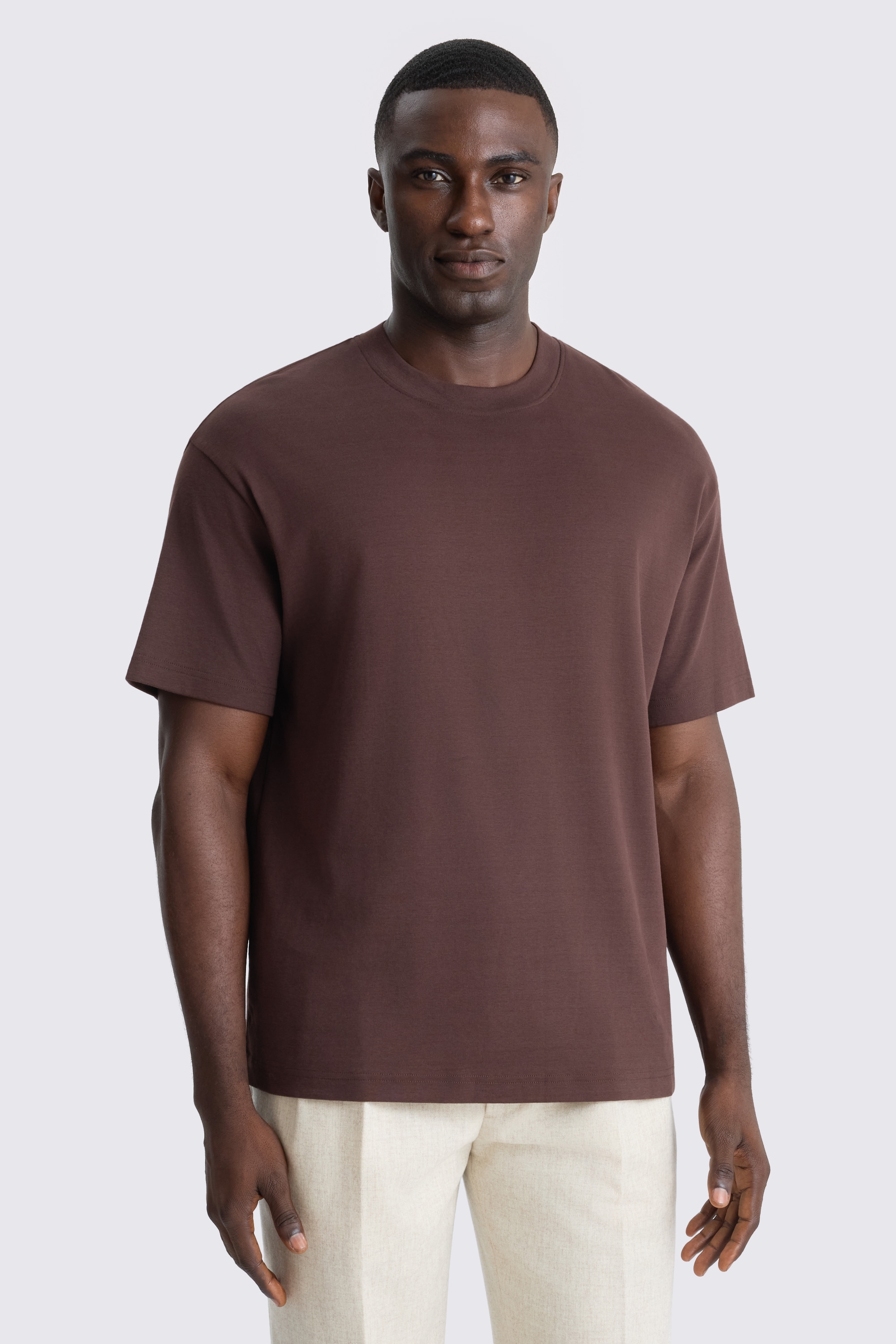 Peached Brown Heavy Weight T-Shirt