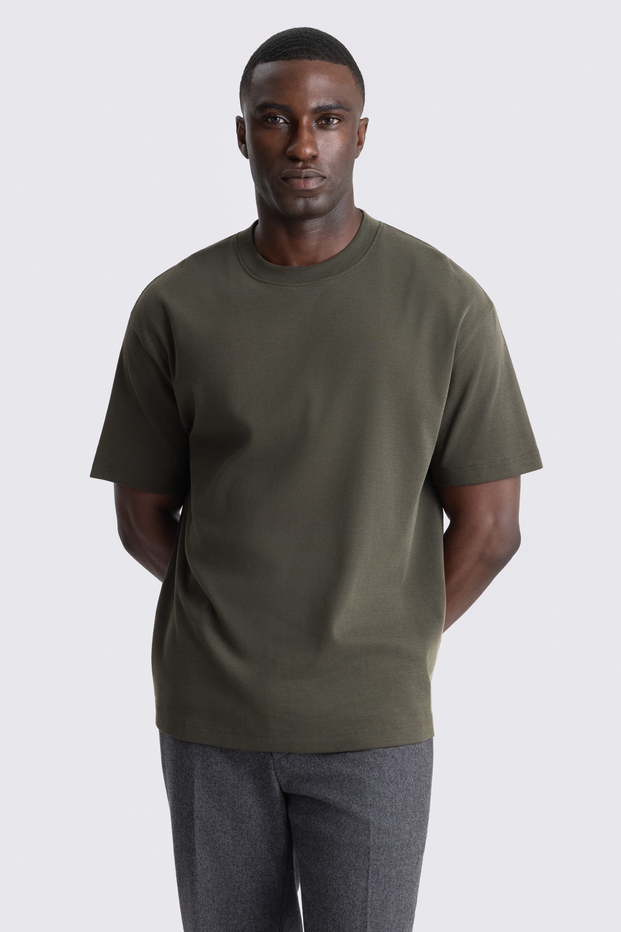 Peached Khaki Heavy Weight T-Shirt