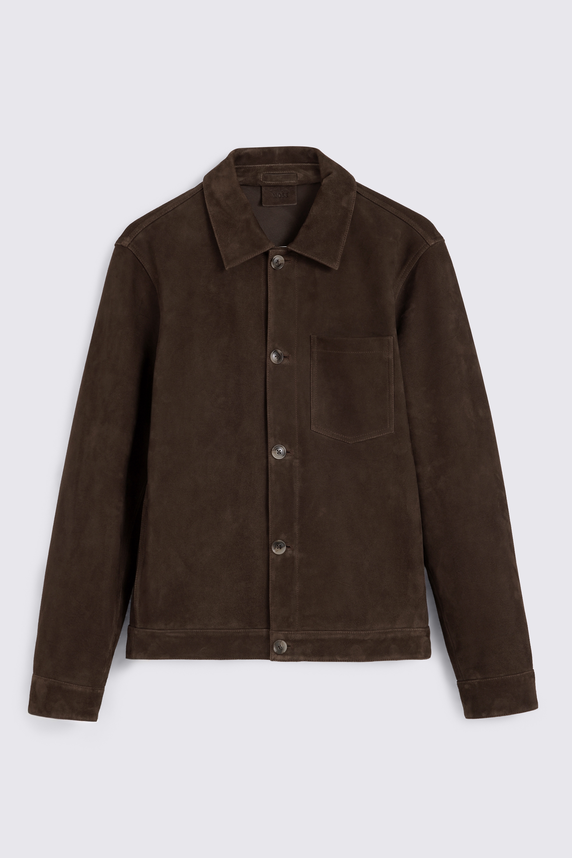 Brown Suede Shacket