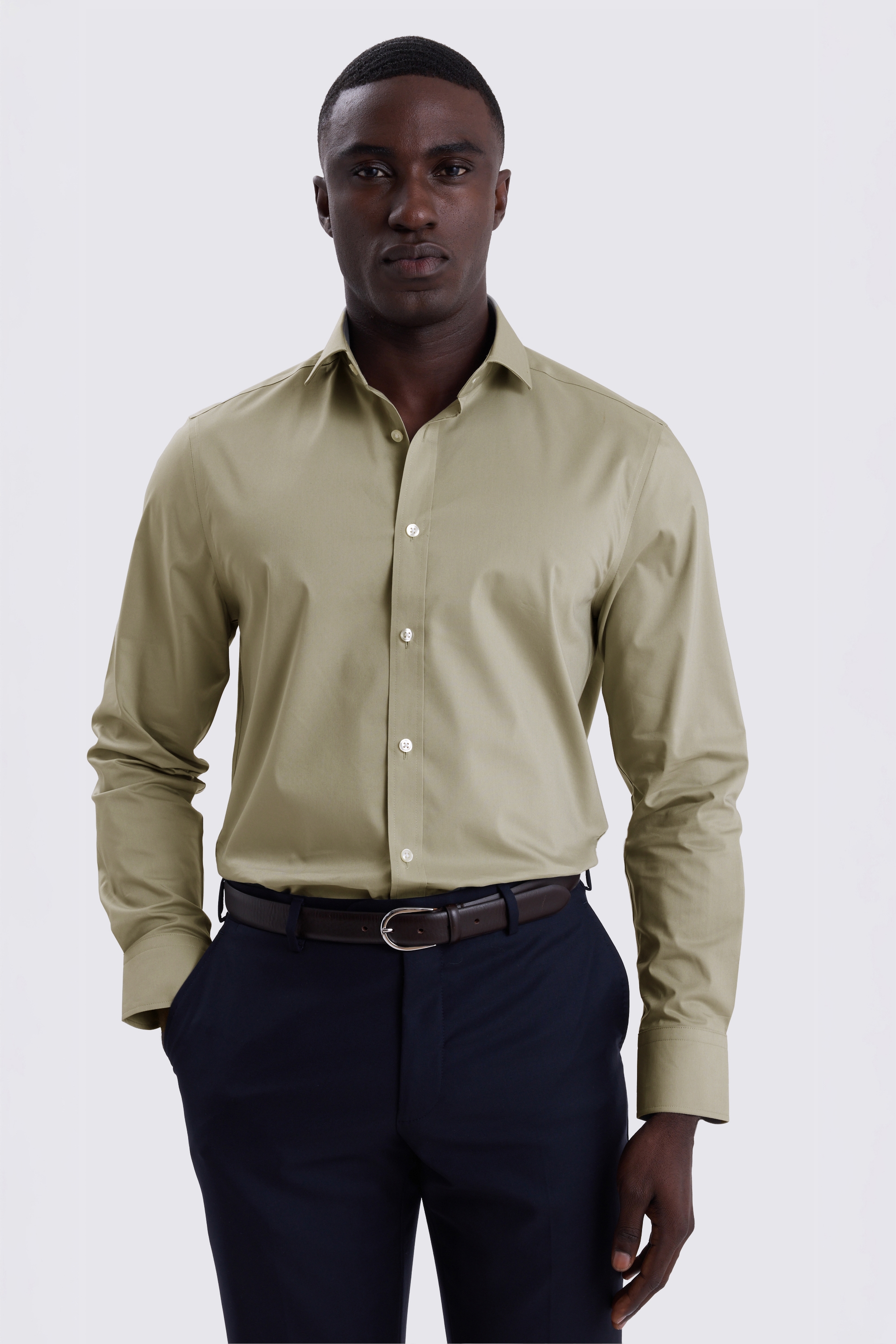 Tailored Fit Sage Stretch Shirt