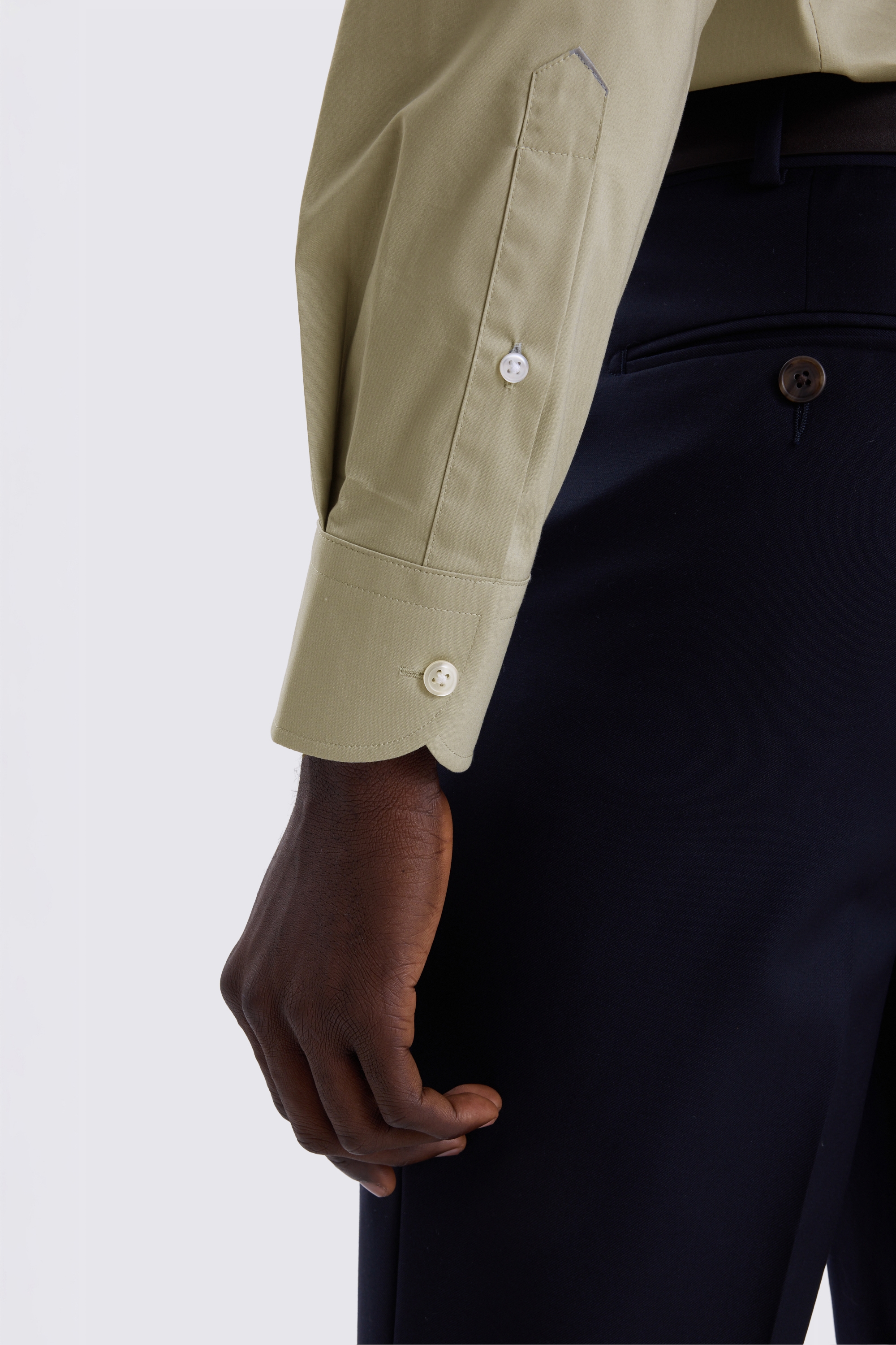 Tailored Fit Sage Stretch Shirt