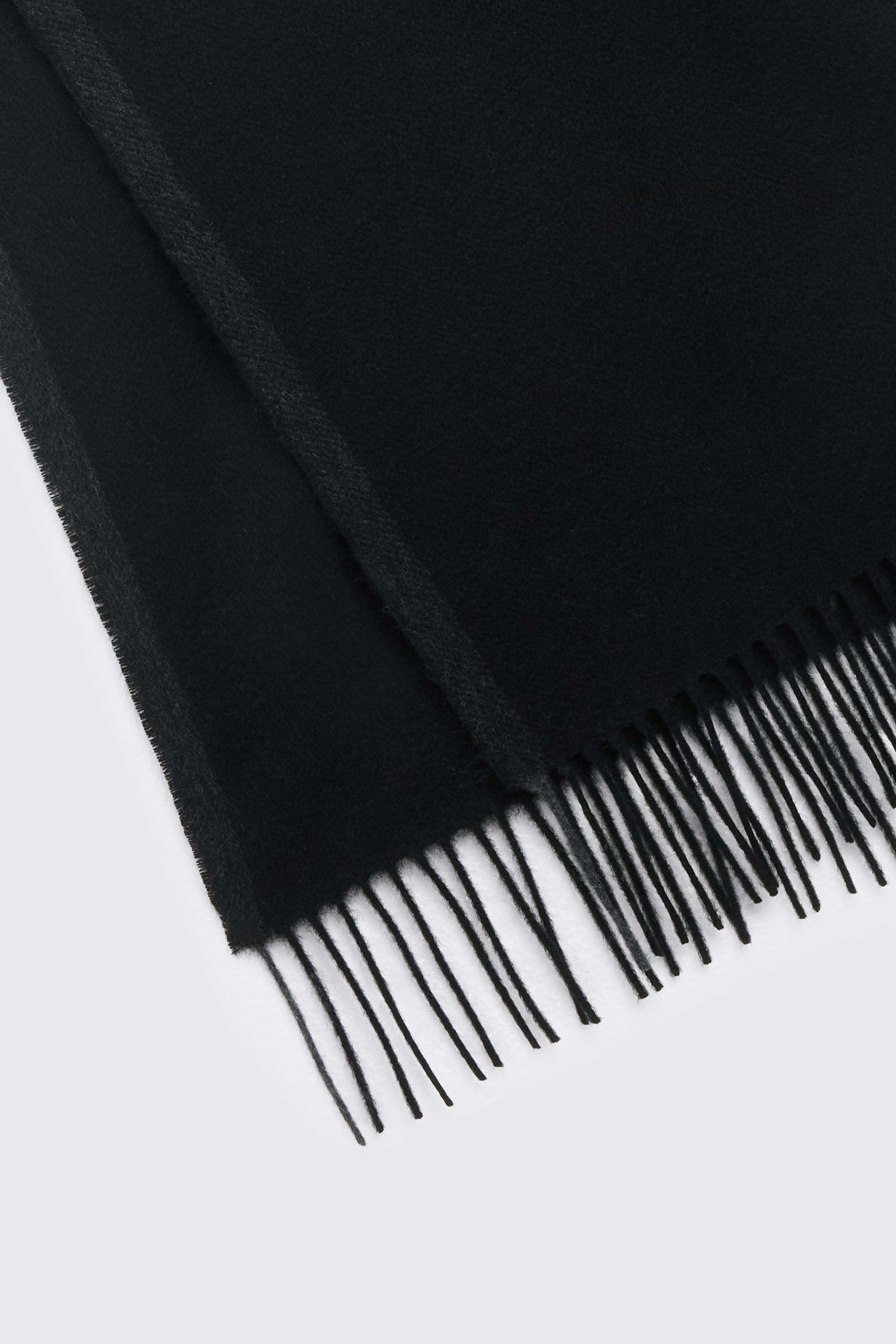 Black Pure Cashmere Scarf