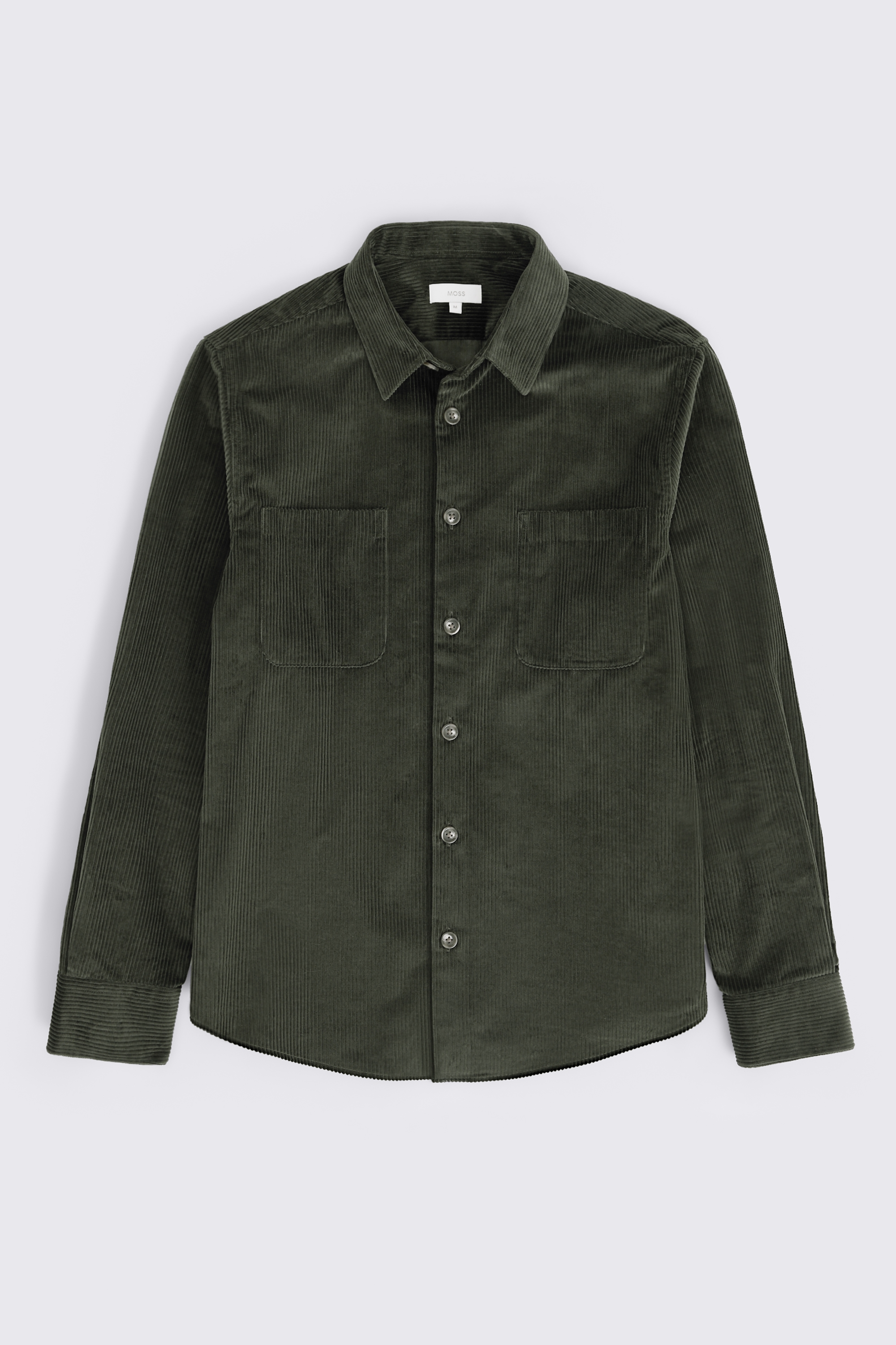 Dark Green Corduroy Overshirt