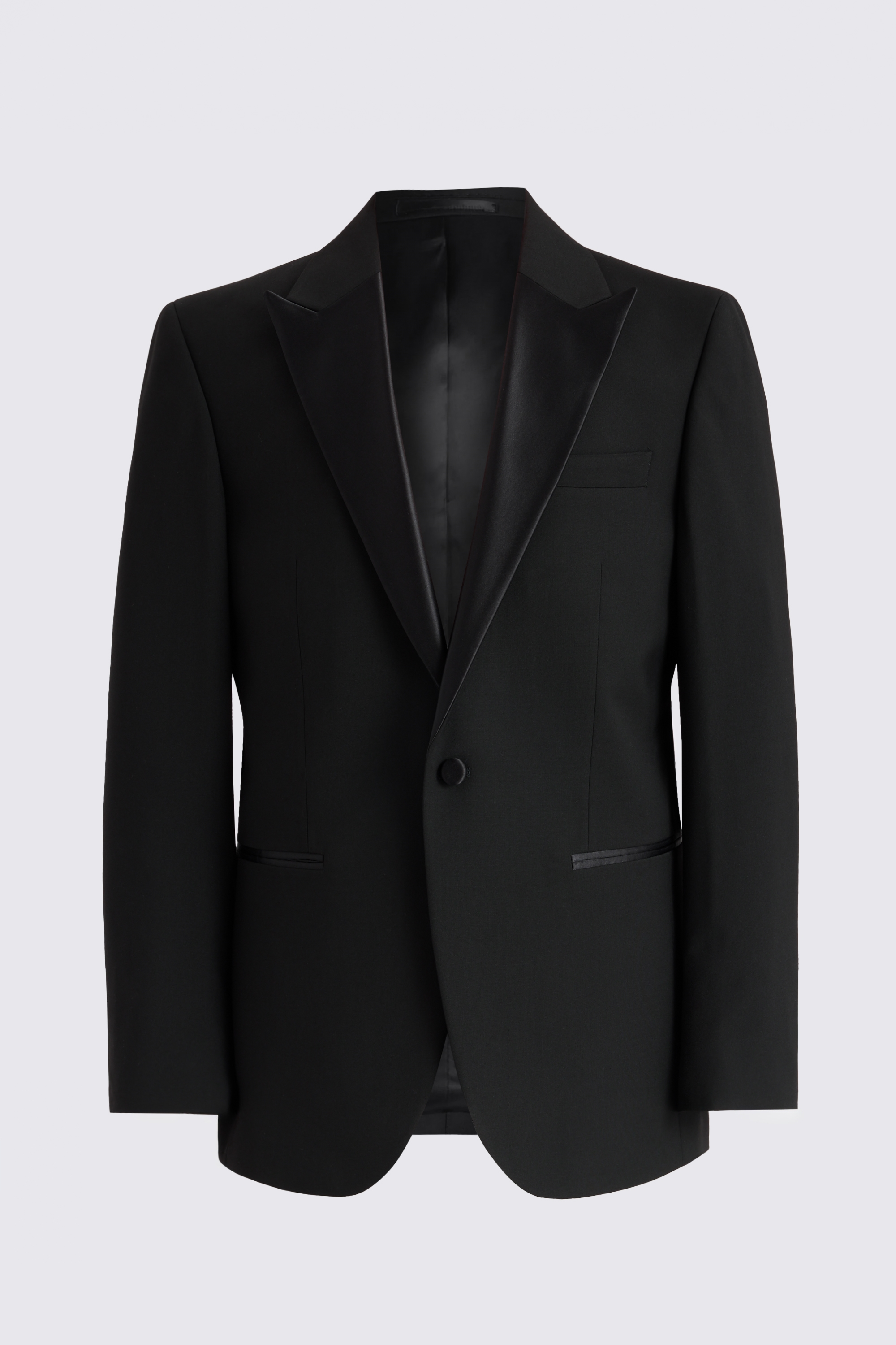 Regular Fit Black Peak Tuxedo