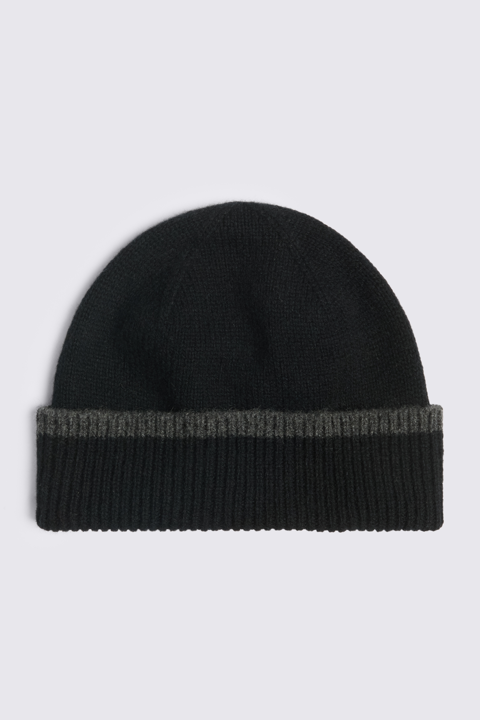 Black Pure Cashmere Beanie