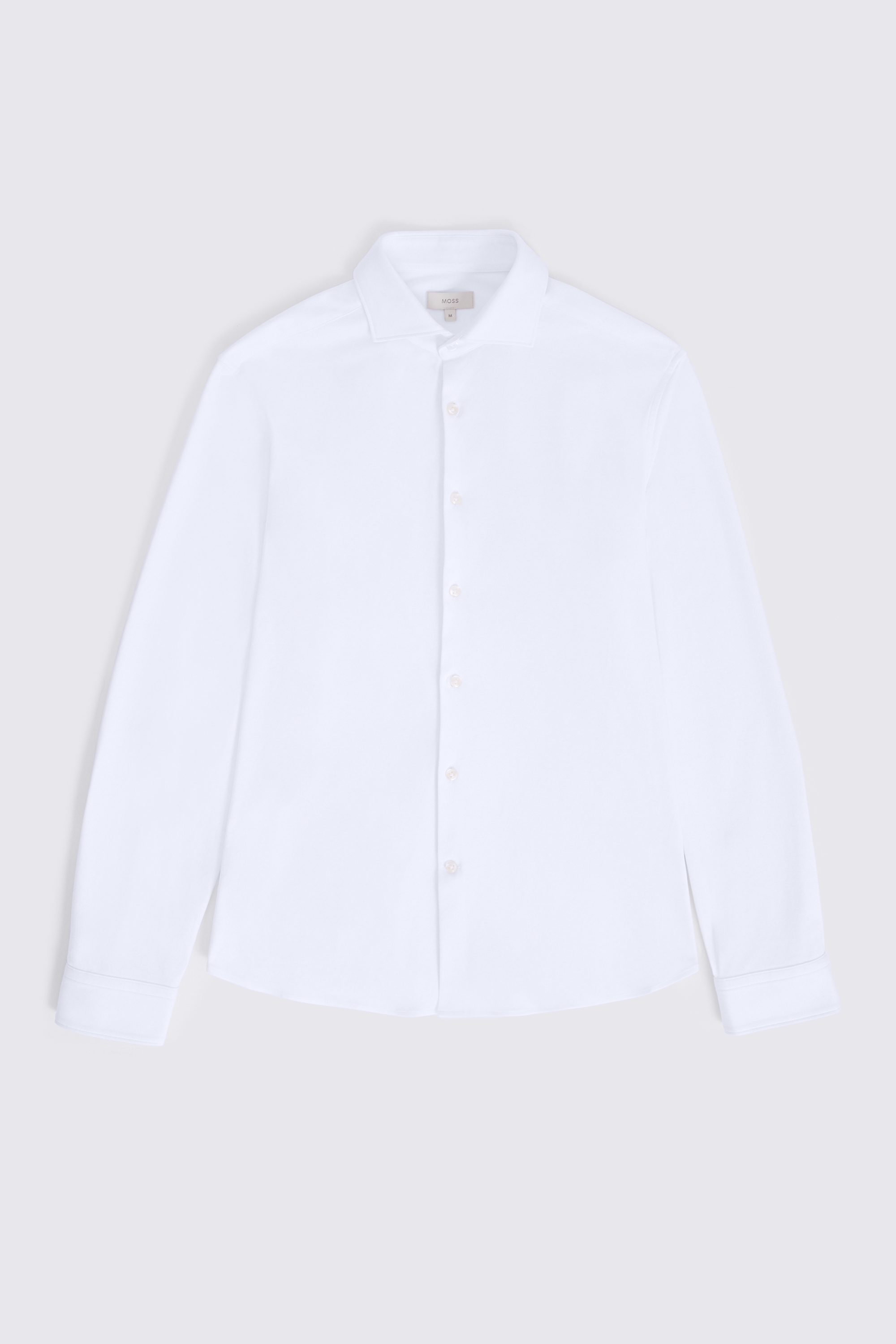 White Cotton Jersey Shirt