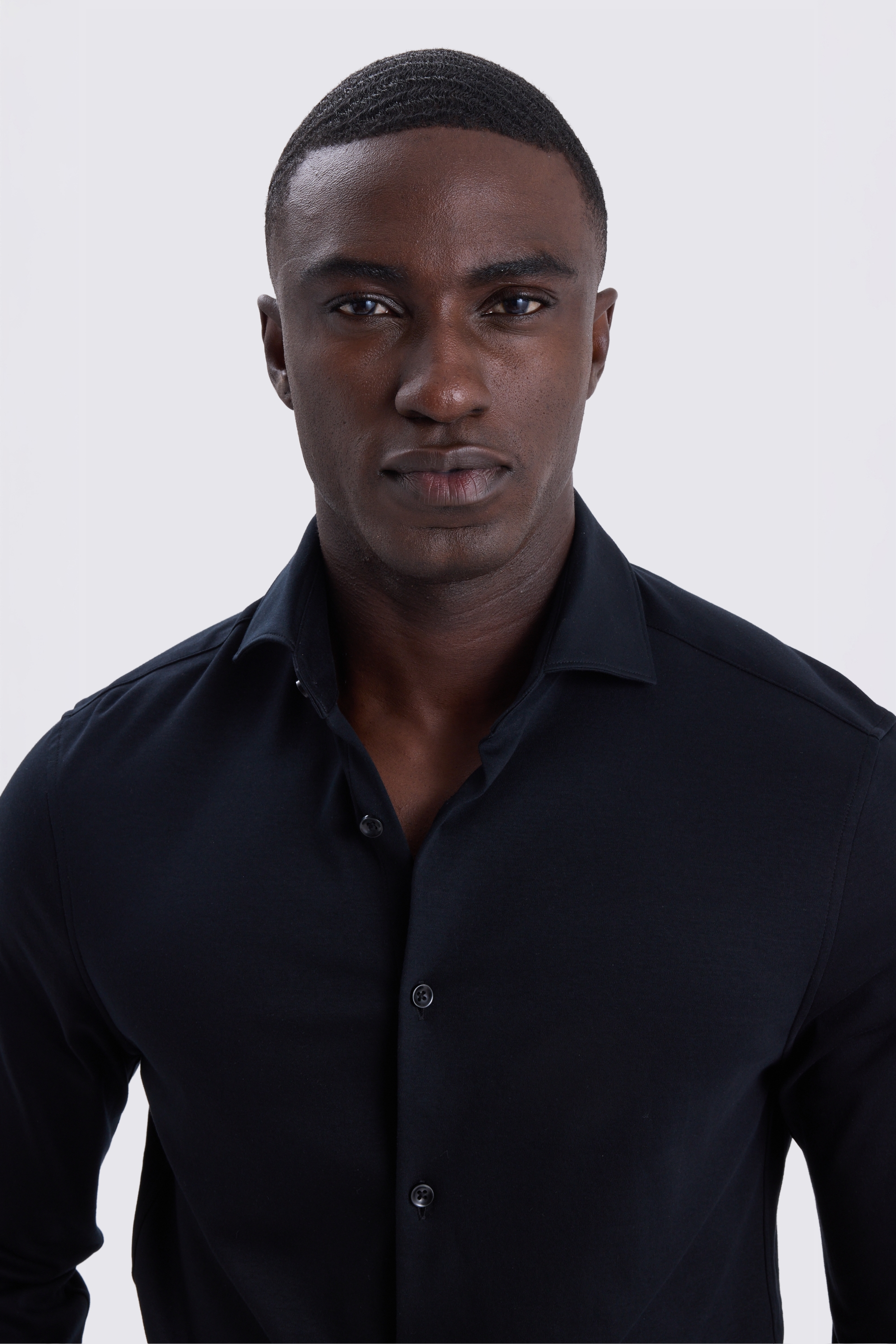 Black Jersey Shirt